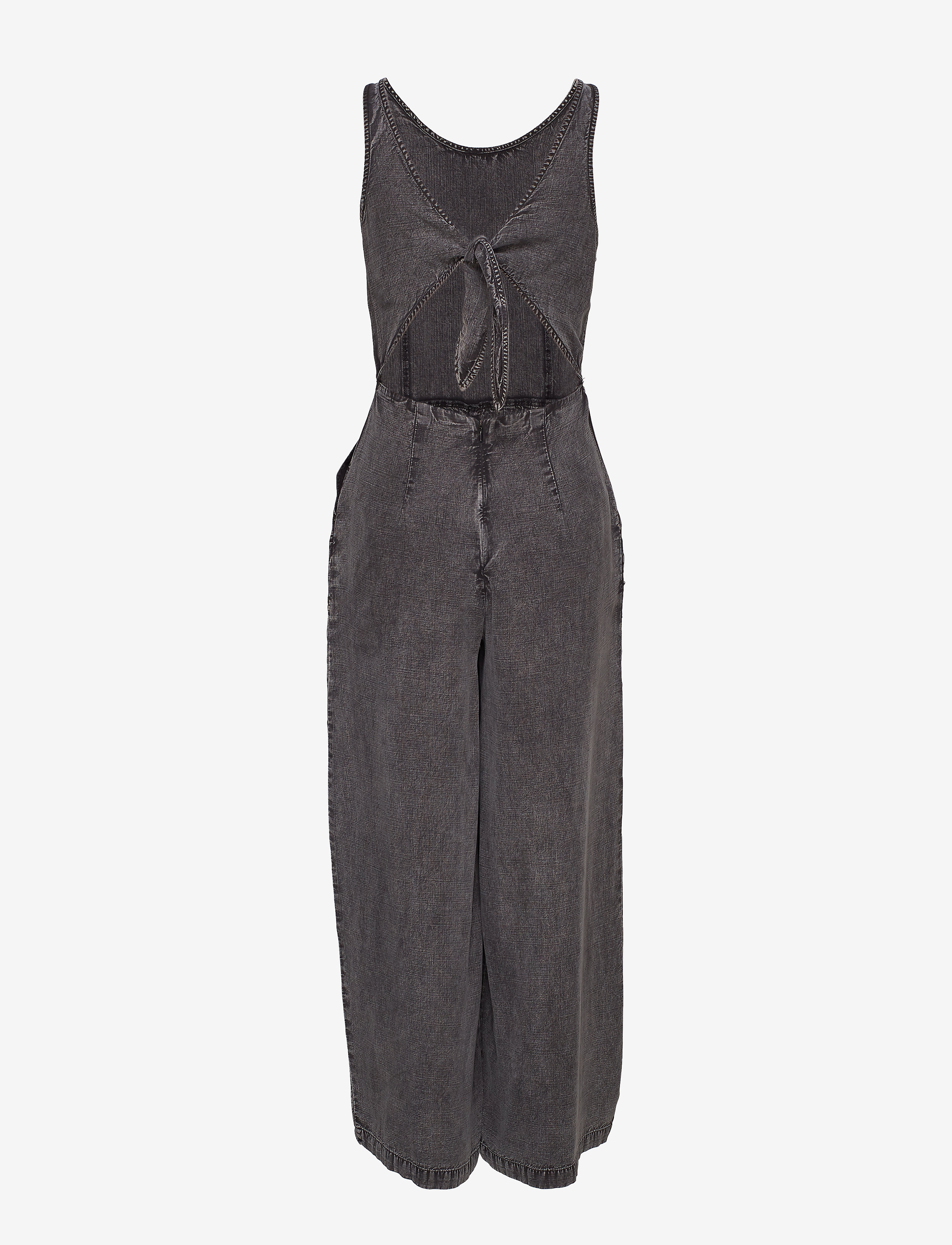 Superdry - INGRID CULOTTE JUMPSUIT - acid wash black - 1