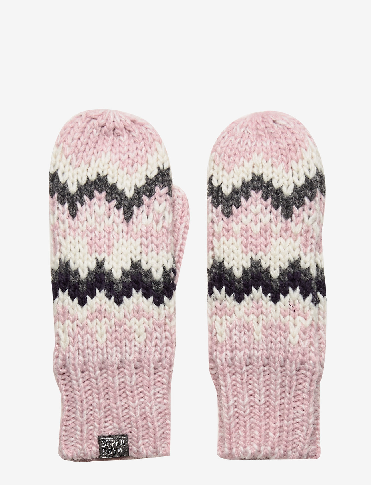 Superdry - TAURUS FAIRISLE MITTEN - pink - 0