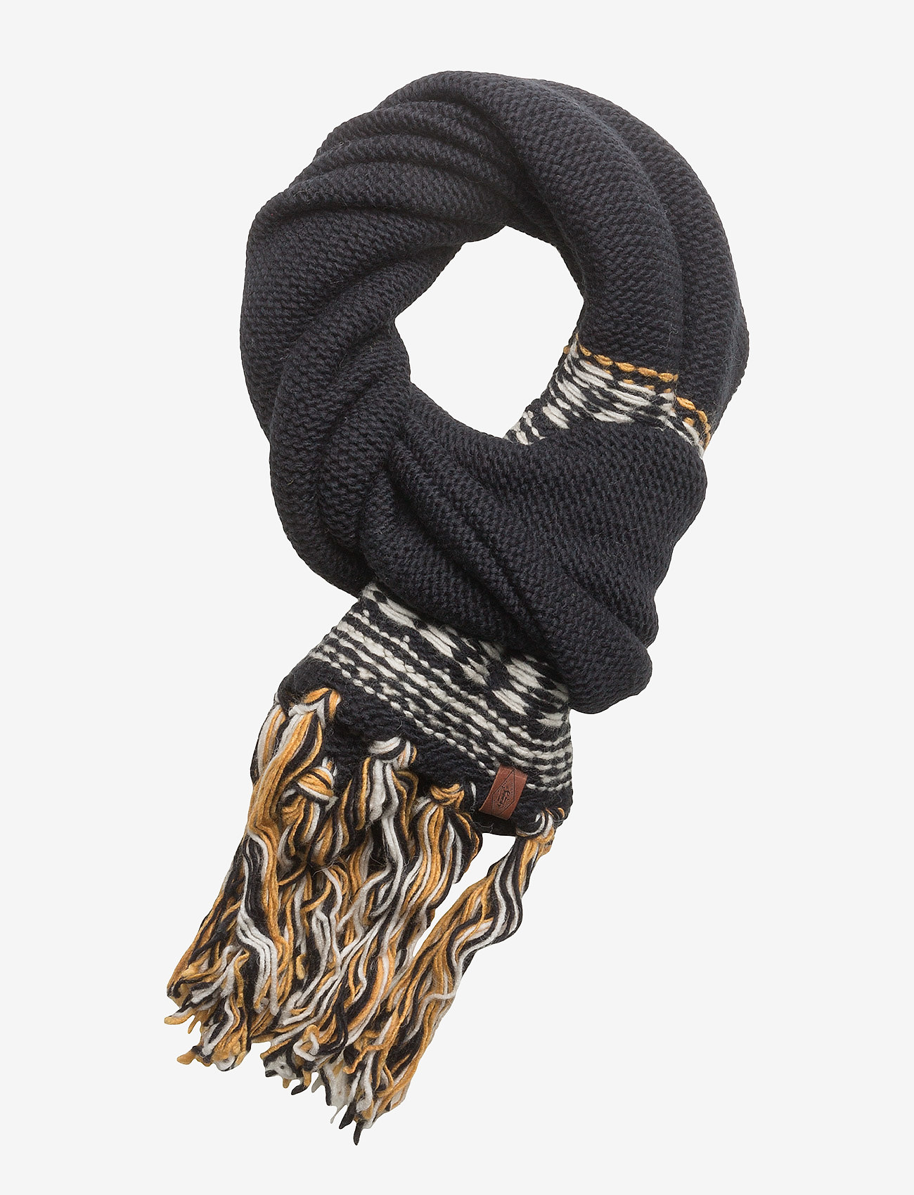 Superdry - RHUMI TASSEL SCARF - navy - 0
