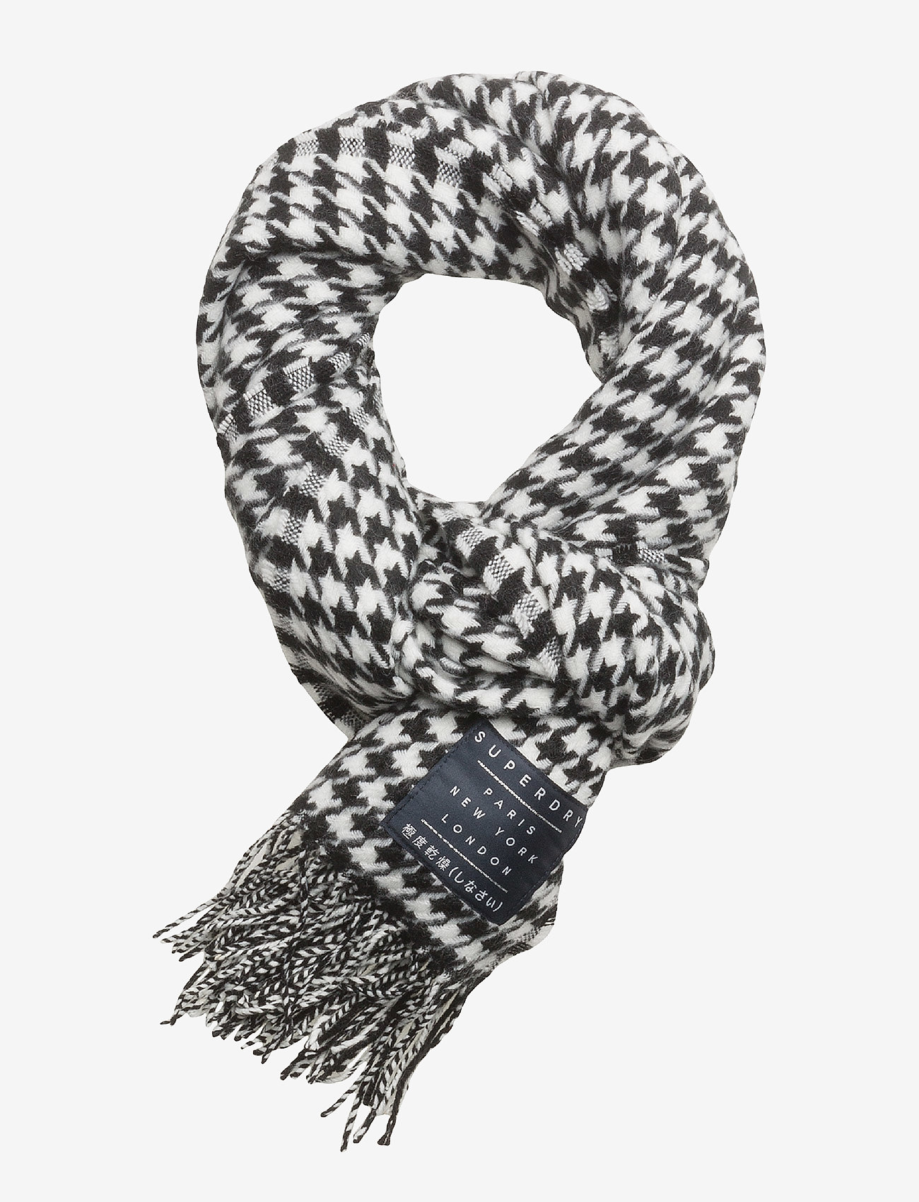 AMELIE SCARF - MED HOUNDSTOOTH