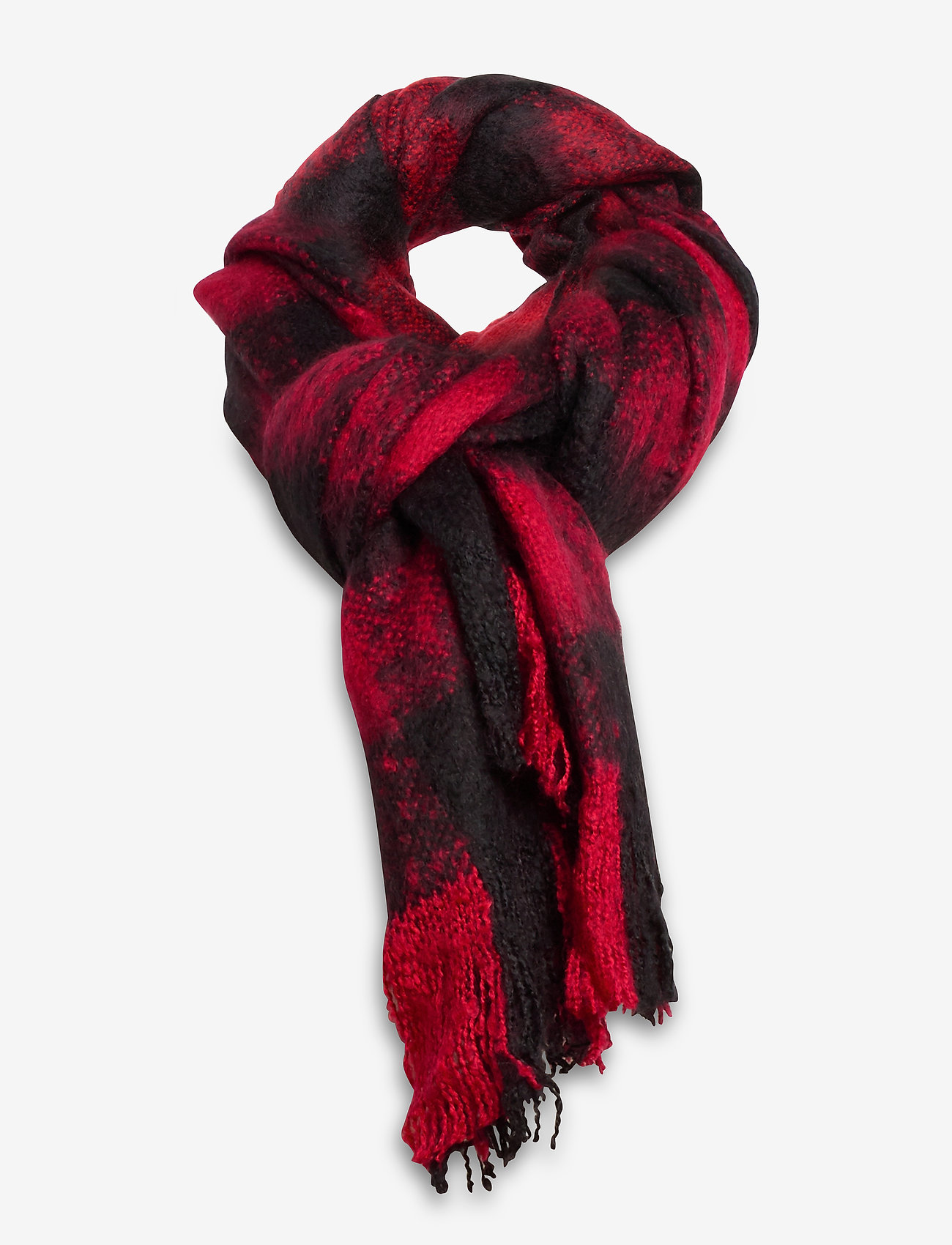 Superdry - SUPER ORKNEY SCARF - red/black - 1