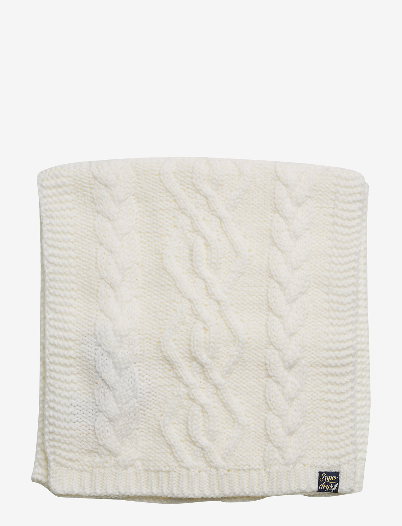 Superdry - ARIZONA CABLE SCARF - cream - 2