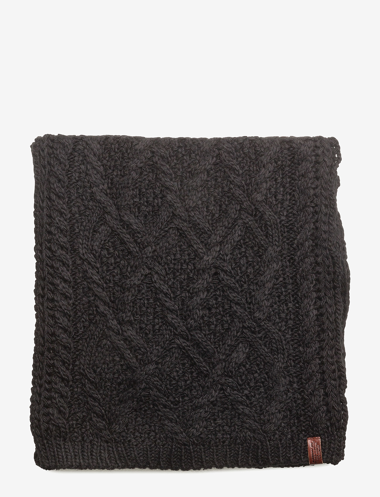 Superdry - NEBRASKA CABLE SCARF - black - 2