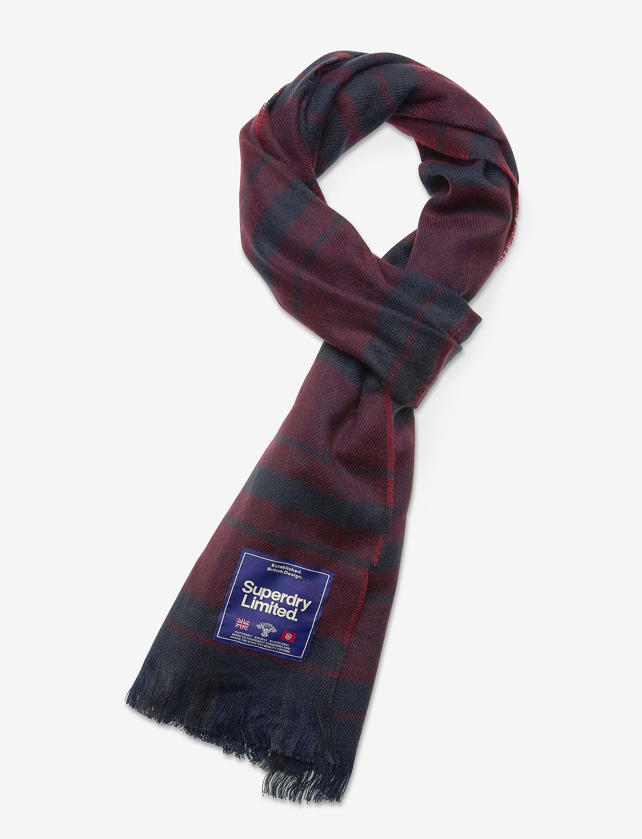 Superdry - CAPITAL SCARF - dark navy/wine - 0