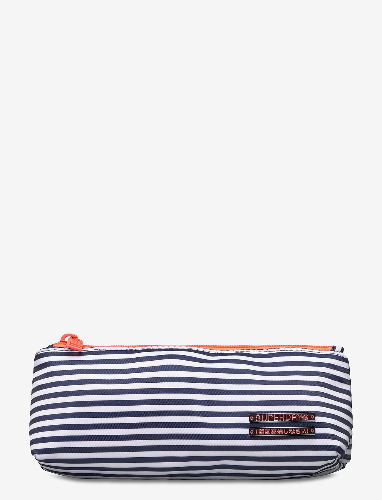 SUPER PENCIL CASE - NAVY THIN STRIPE