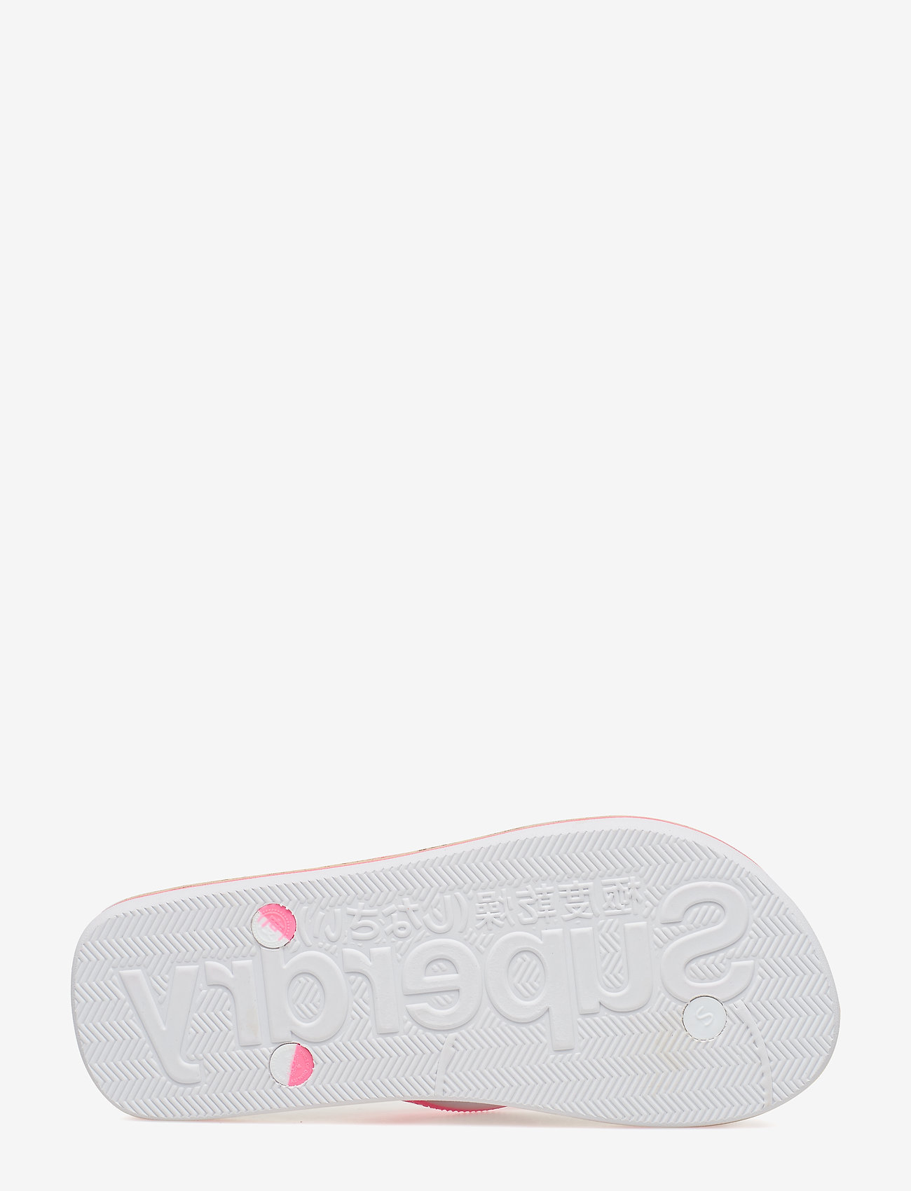 Superdry - PRINTED CORK FLIP FLOP - fluro pink/dark navy hibiscus - 4