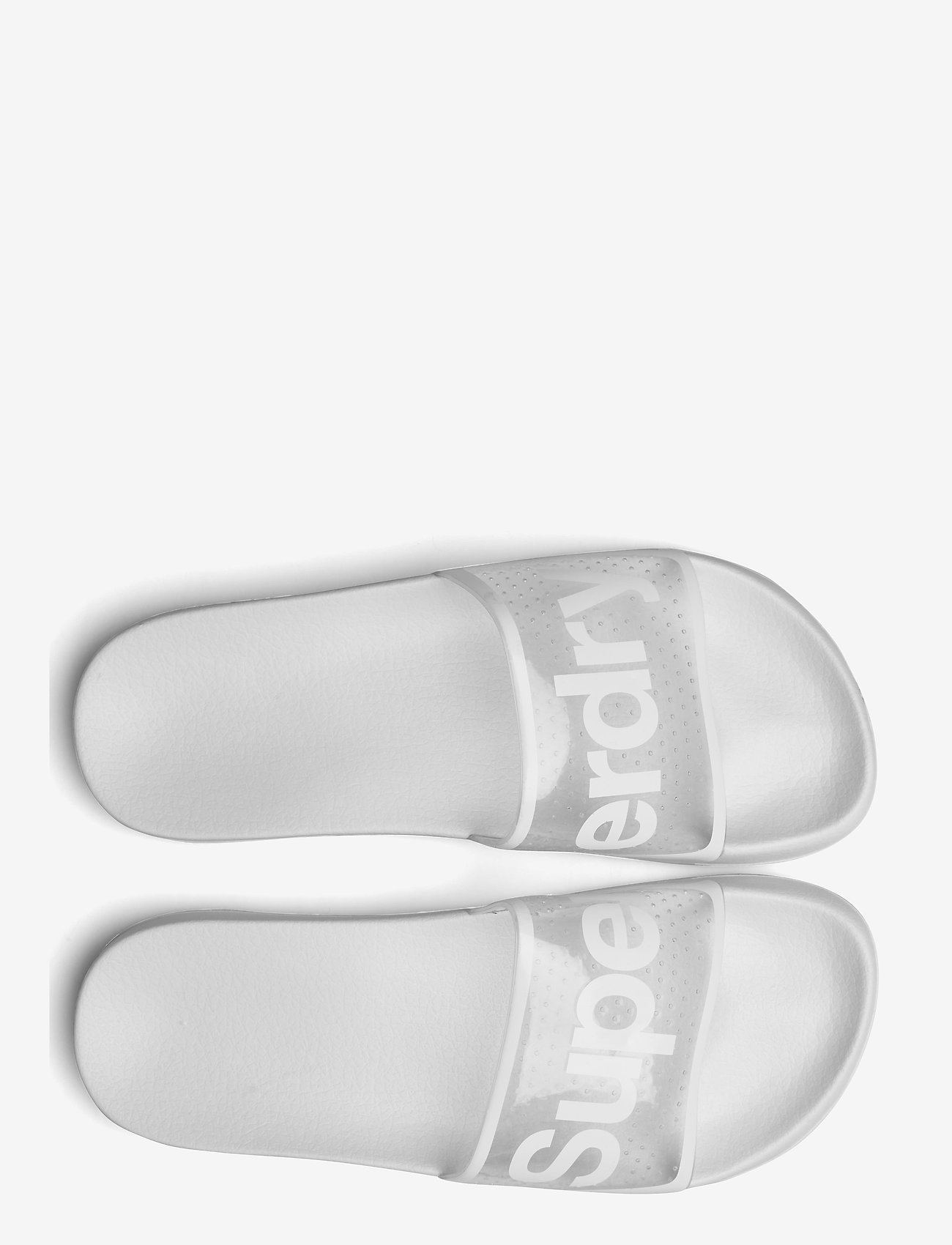 Superdry - SUPERDRY PERF JELLY POOL SLIDE - optic white - 3