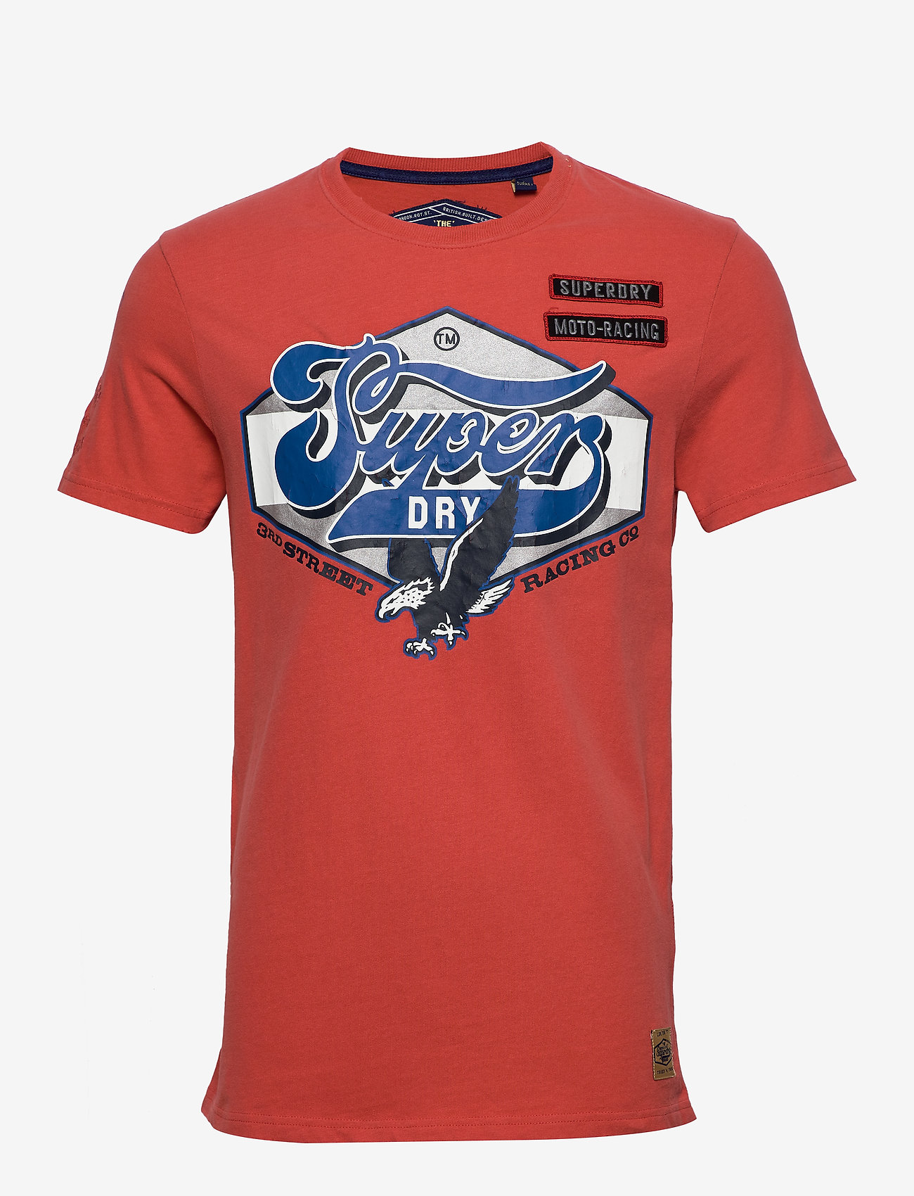 Superdry - CUSTOM 1334 TEE - biker red - 0