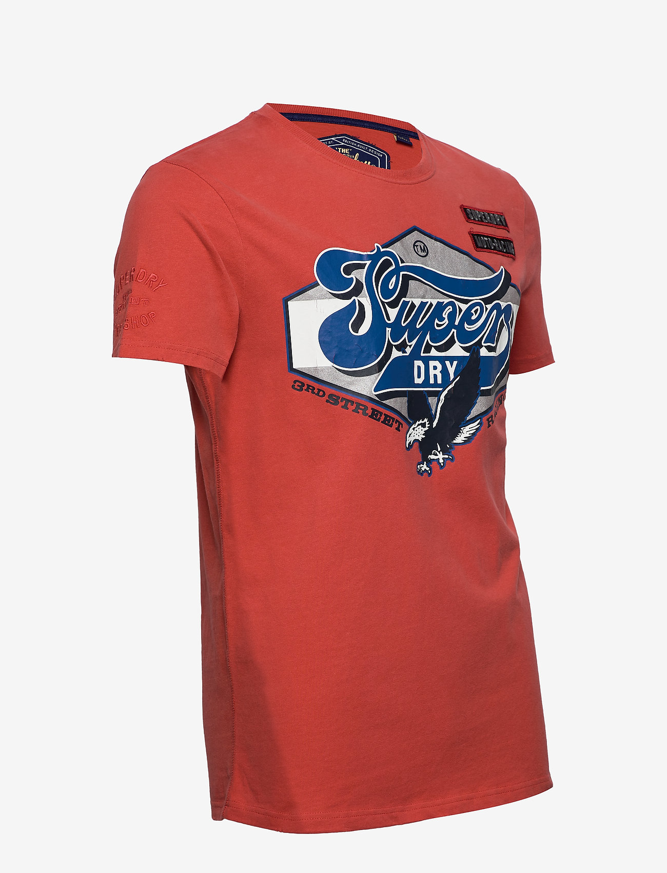Superdry - CUSTOM 1334 TEE - biker red - 2