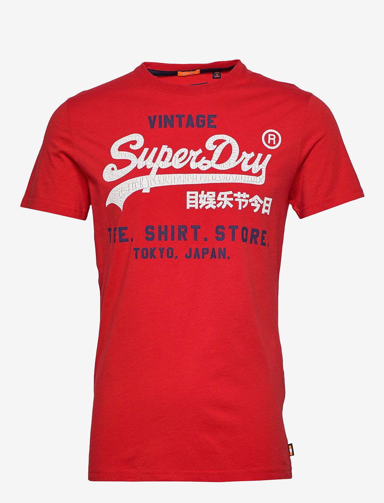 Superdry - SHIRT SHOP DUO LITE TEE - yacht club red - 0