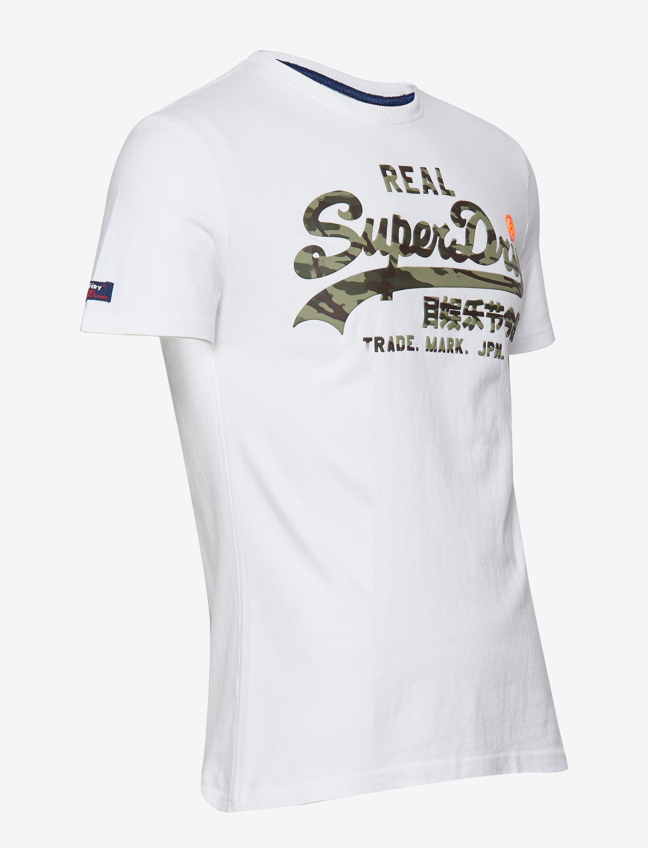 Superdry - VINTAGE LOGO CAMO INFILL TEE - optic - 2
