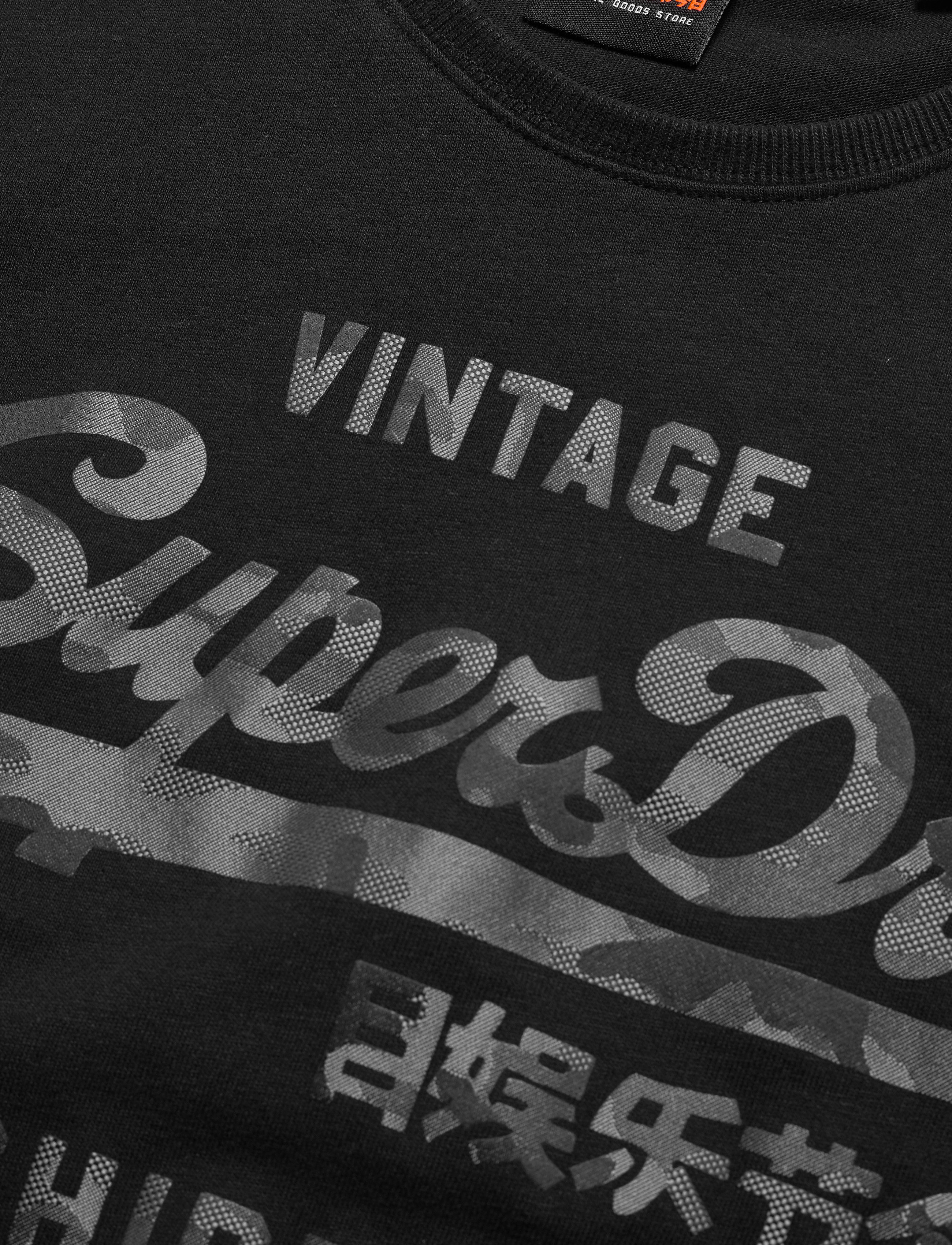 Superdry - VL SHIRT SHOP BONDED TEE - black - 2