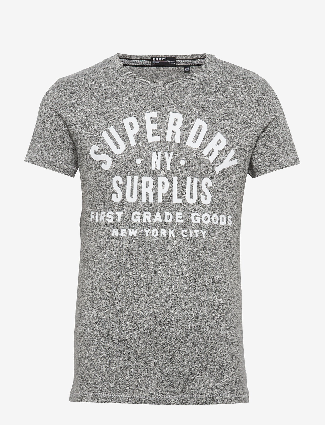 Superdry - SURPLUS GOODS CLASSIC GRAPHIC TEE - speckle grit - 0