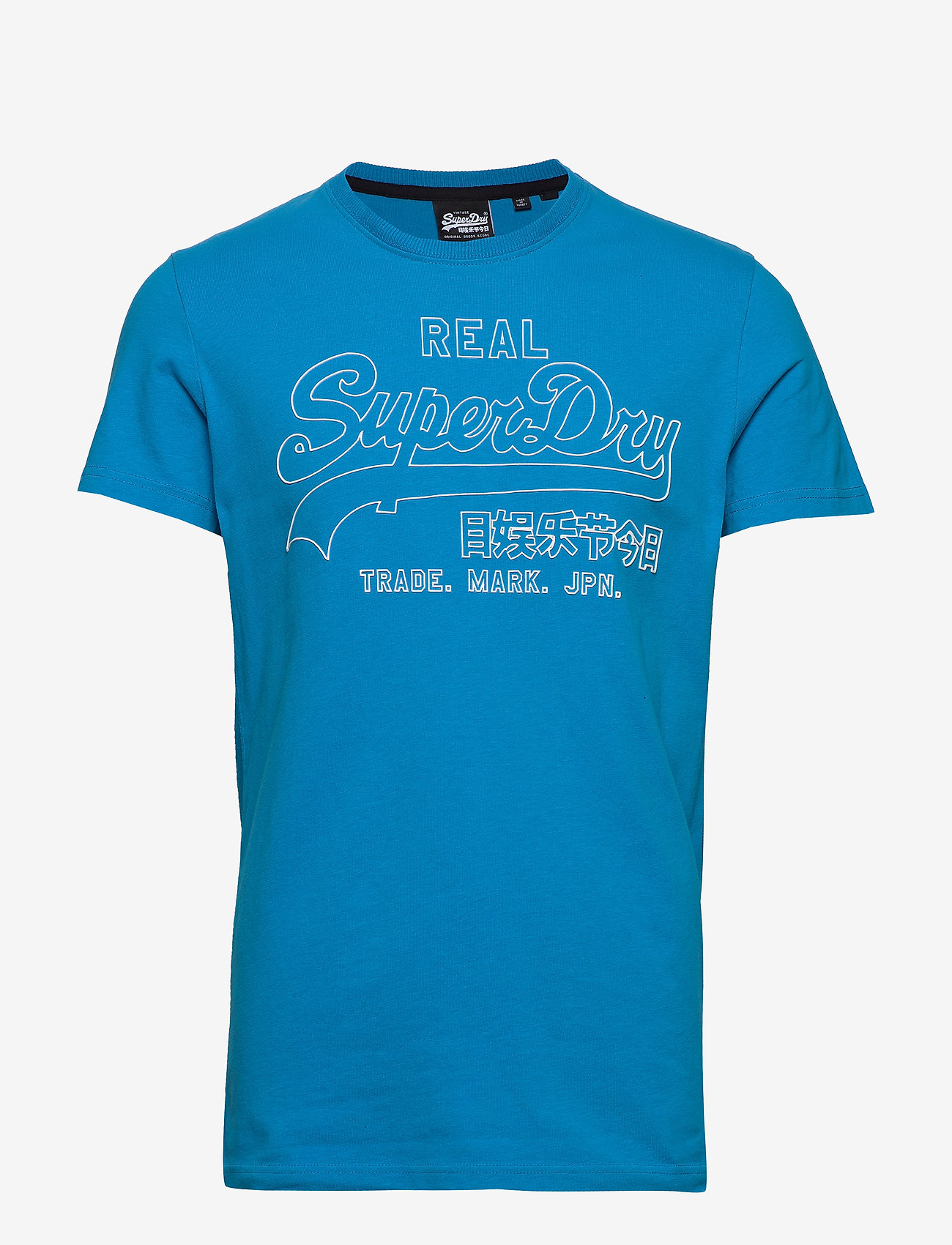 Superdry - VL OUTLINE POP TEE - electric blue - 0