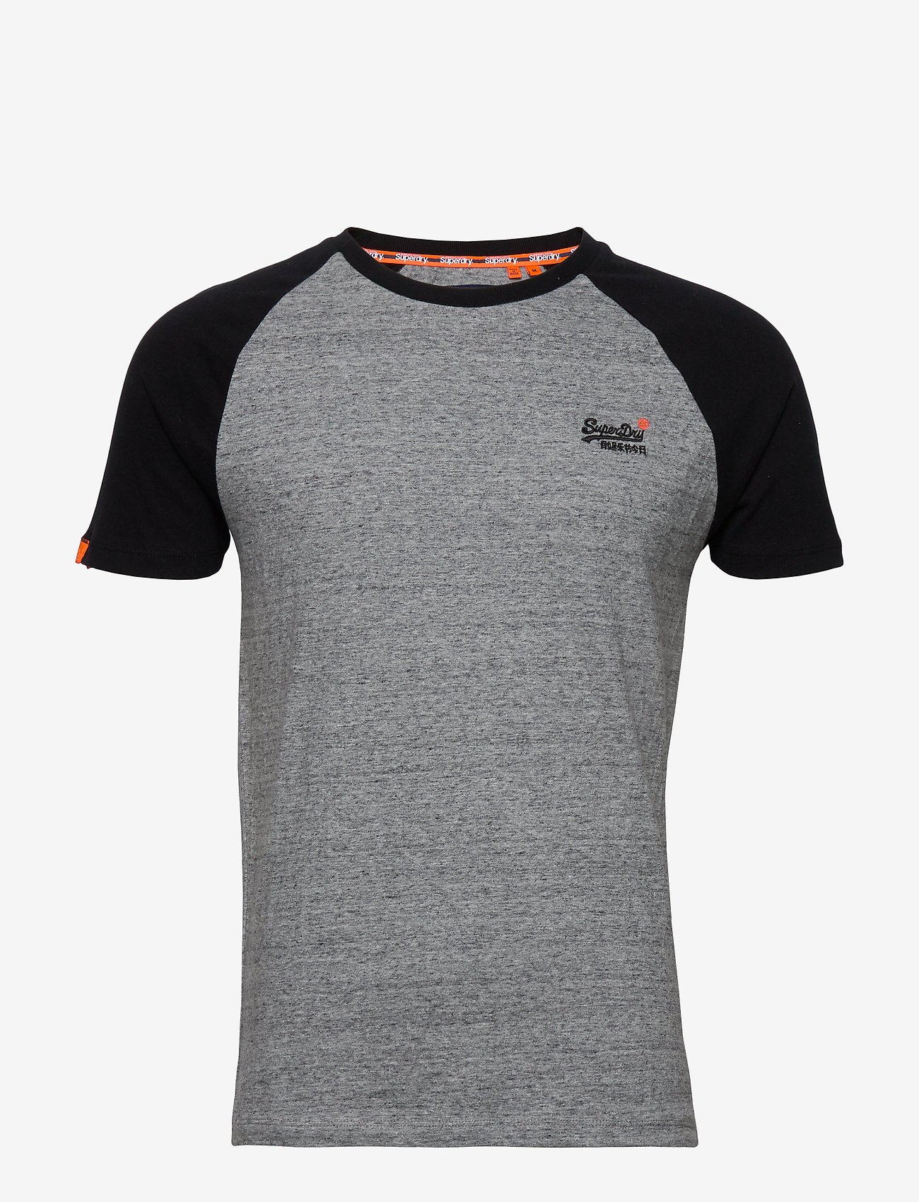 Superdry - OL CLASSIC SS BASEBALL TEE - collective dark grey grit - 0