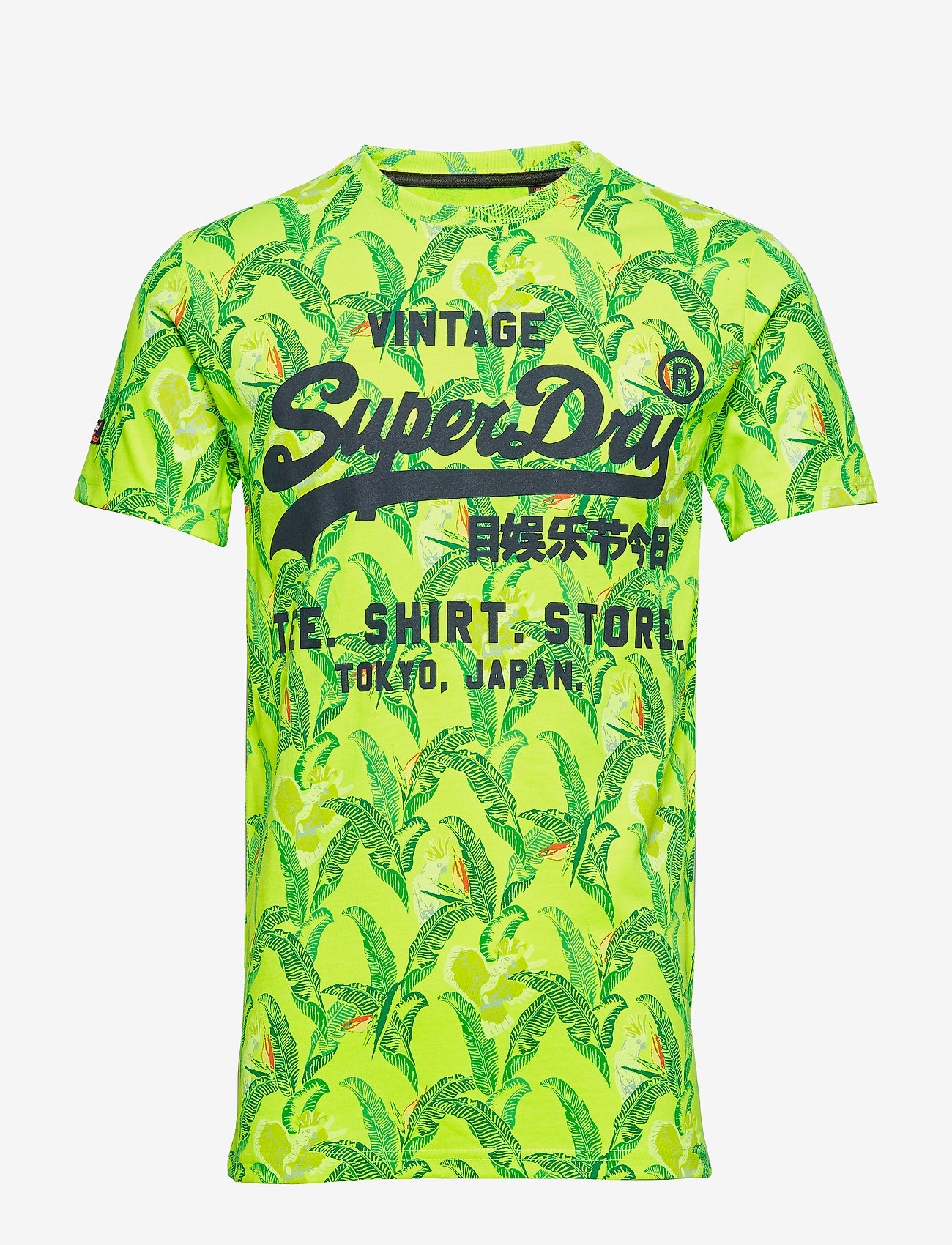 Superdry - SHIRT SHOP AOP TEE - scorched yellow - 0