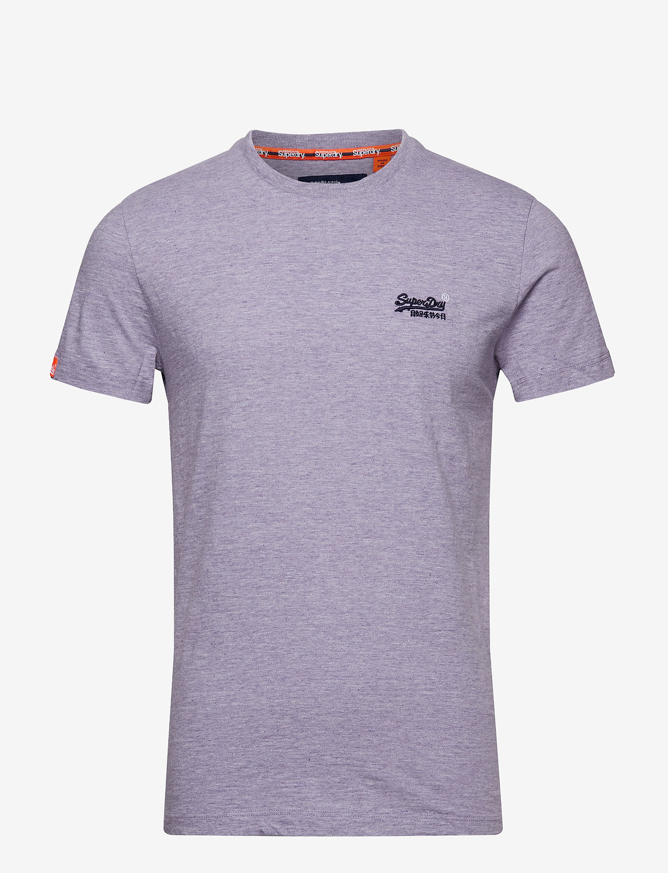 Superdry - ORANGE LABEL VINTAGE EMBROIDERY S/S TEE - pale lilac marl - 0