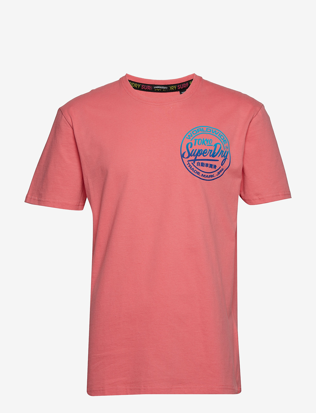 Superdry - TICKET TYPE OVERSIZED FIT TEE - skate pink - 0