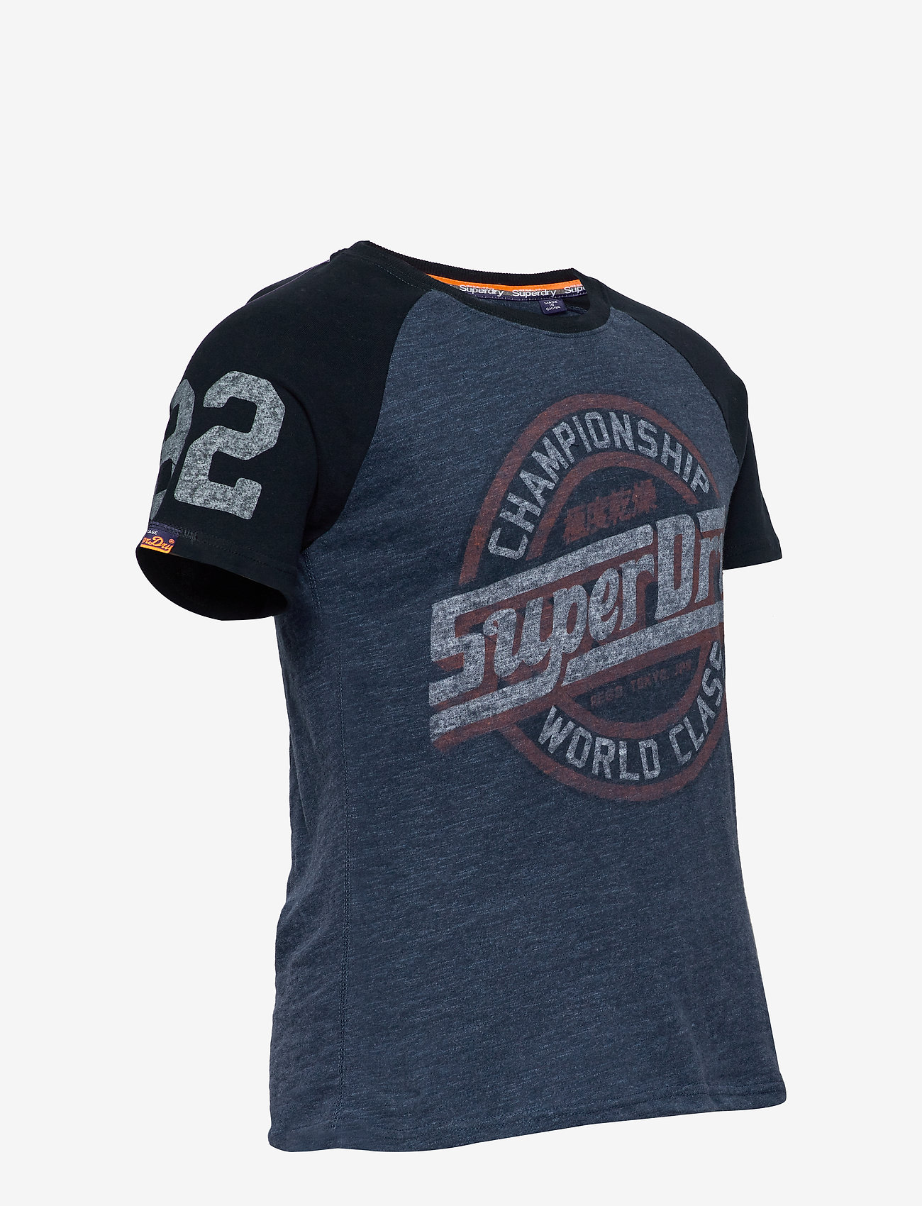 Superdry - 054 MAJOR LEAGUE RAGLAN TEE - highland blue grit/eclipsenavy - 3
