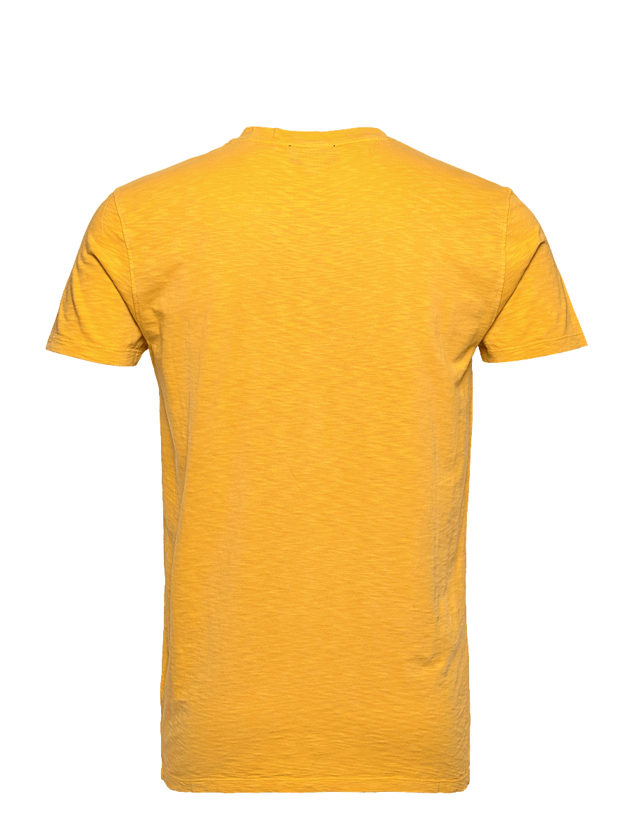 Superdry - STUDIOS POCKET V NECK - pigment yellow - 1