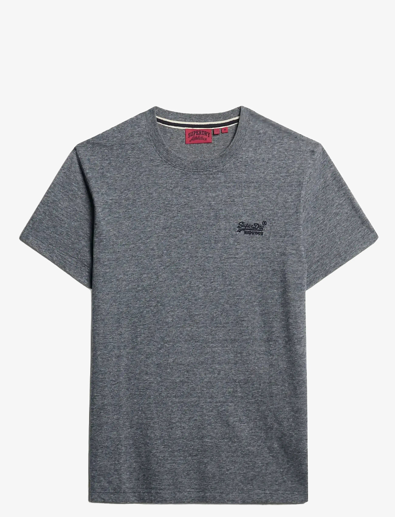 Superdry - VINTAGE LOGO EMB TEE - lühikeste varrukatega t-särgid - eclipse navy/grey marl feeder - 1