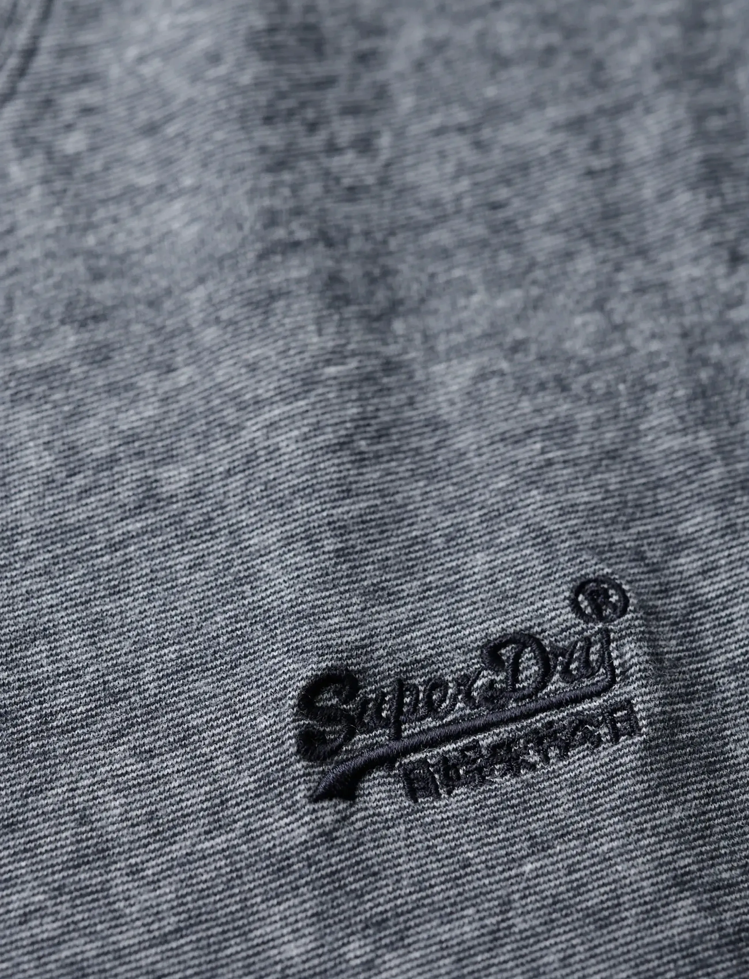 Superdry - VINTAGE LOGO EMB TEE - laveste priser - eclipse navy/grey marl feeder - 2