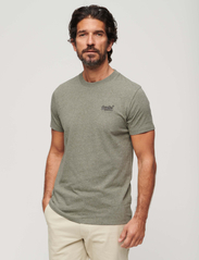 Superdry - ESSENTIAL LOGO EMB TEE - madalaimad hinnad - ash olive marl - 2