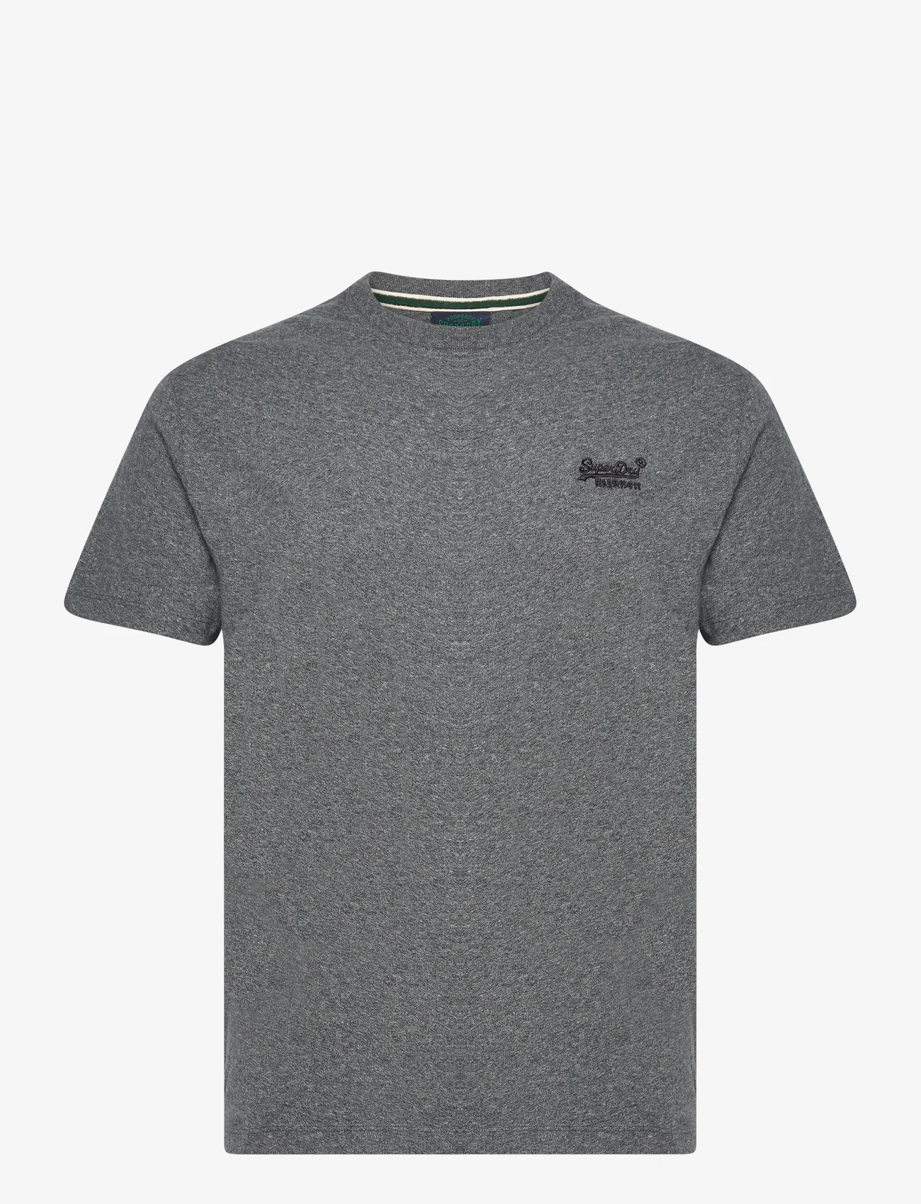 Superdry - ESSENTIAL LOGO EMB TEE - kortärmade t-shirts - asphalt grey grit - 1