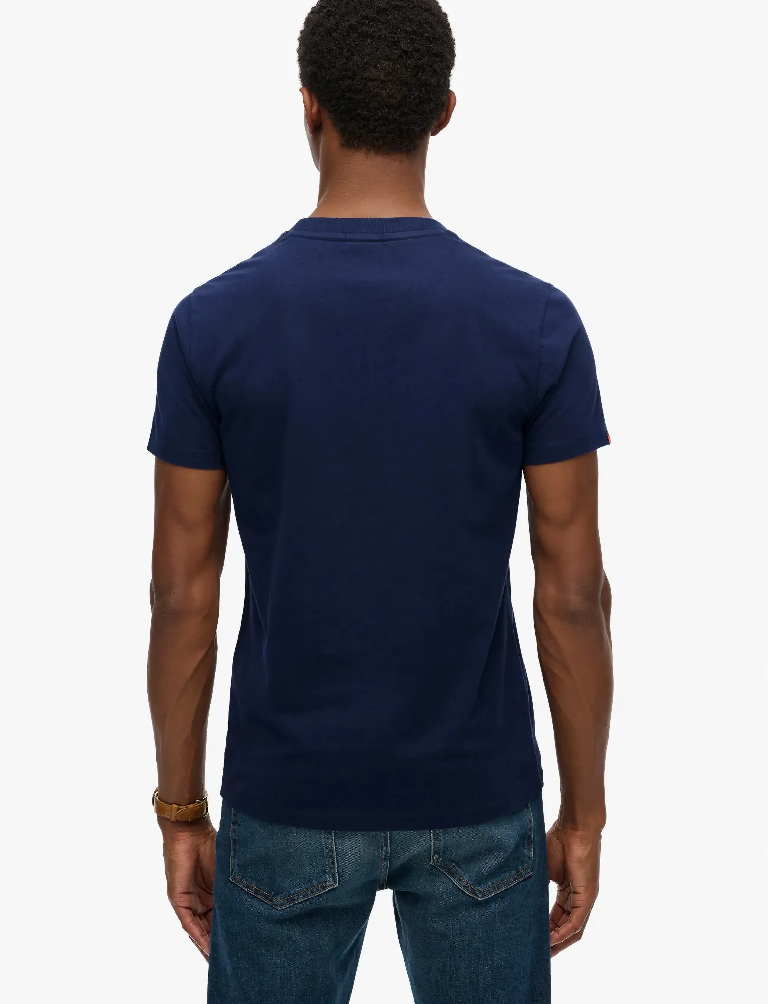 Superdry - VINTAGE LOGO EMB TEE - laveste priser - atlantic navy - 5