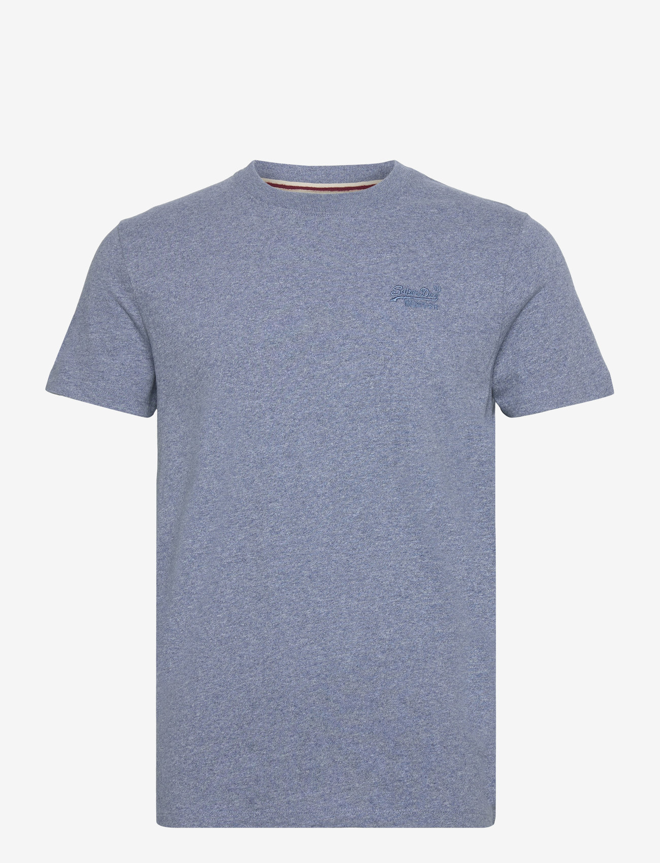 Superdry - VINTAGE LOGO EMB TEE - kortærmede t-shirts - bay blue marl - 1