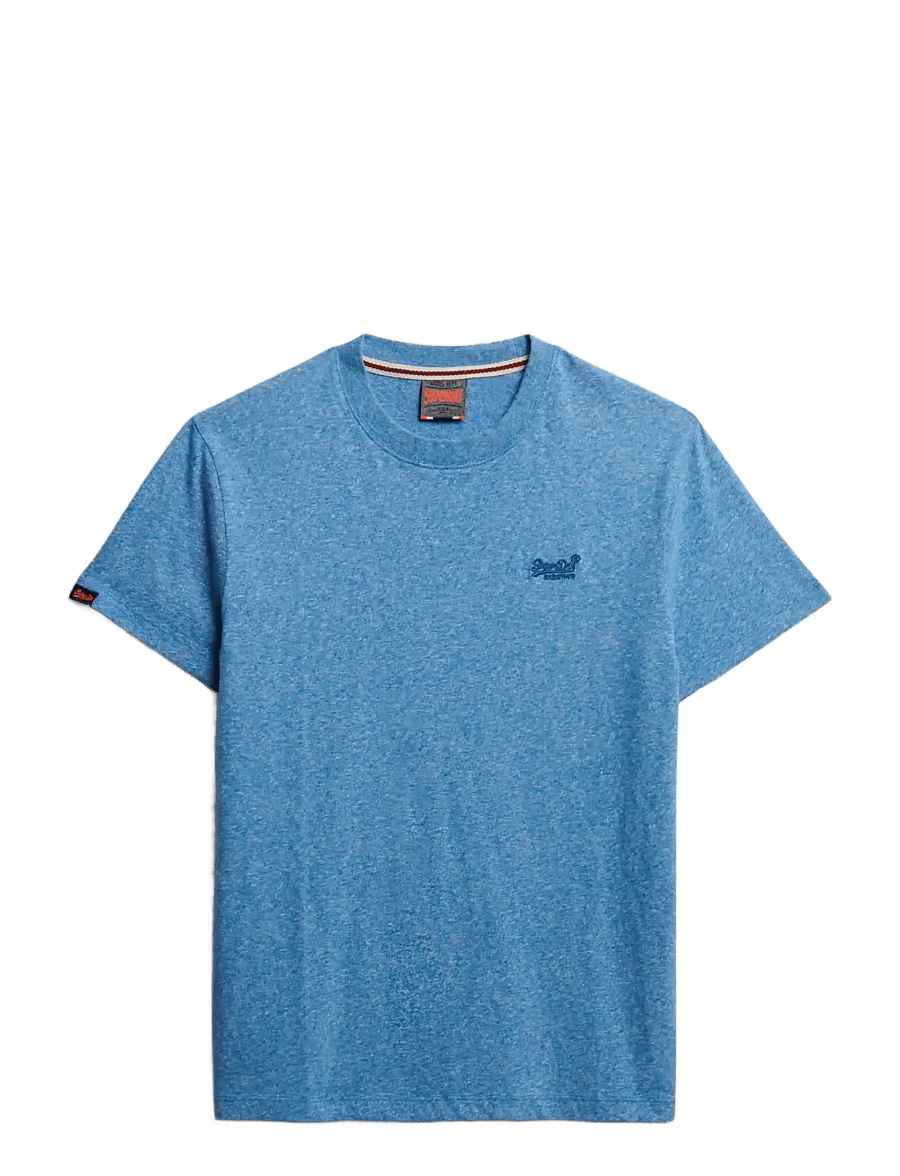 Superdry - VINTAGE LOGO EMB TEE - short-sleeved t-shirts - bright blue grit - 1