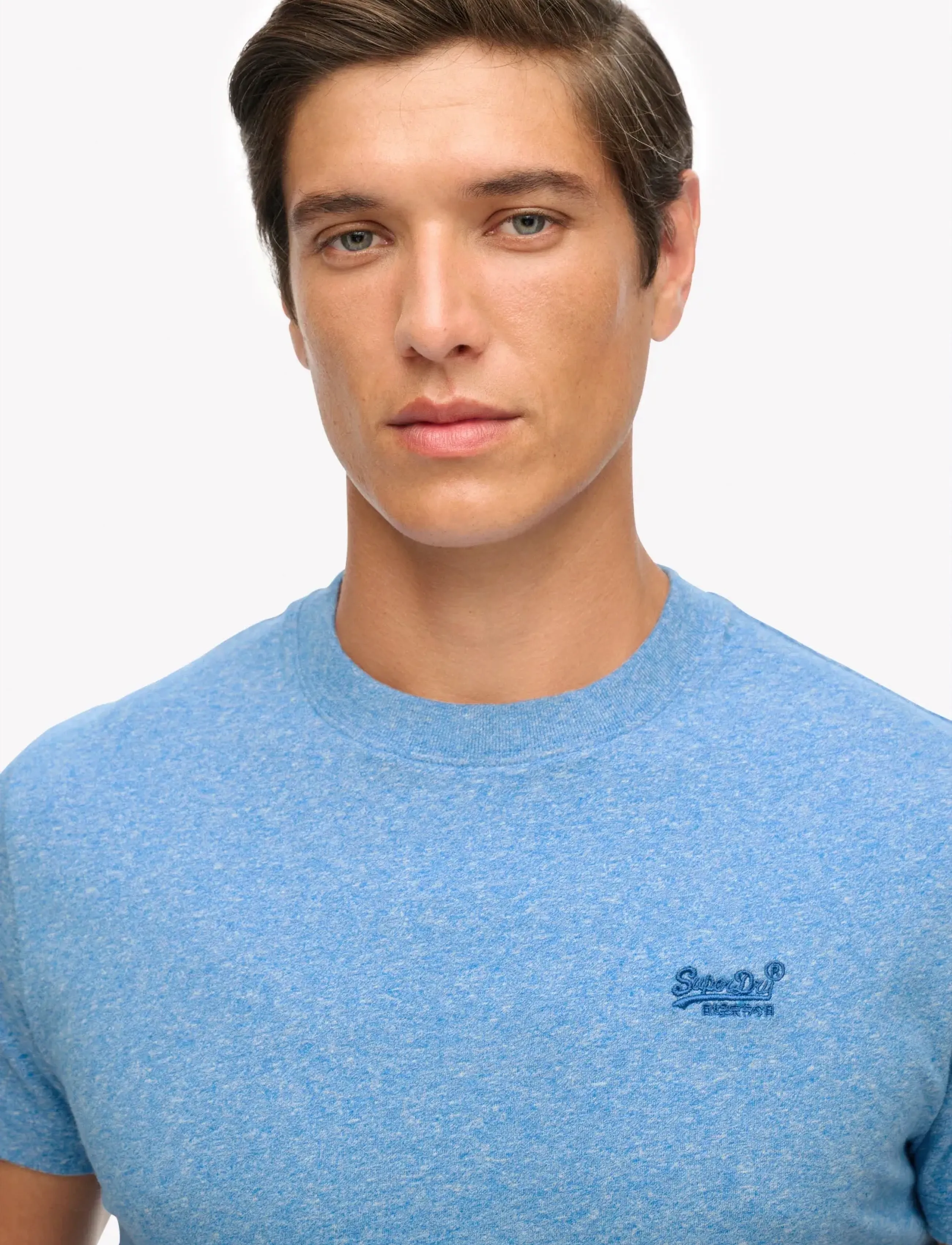 Superdry - VINTAGE LOGO EMB TEE - laveste priser - bright blue grit - 2