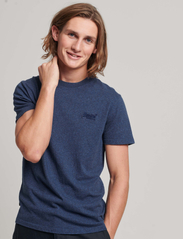 Superdry - ESSENTIAL LOGO EMB TEE - die niedrigsten preise - bright blue marl - 2