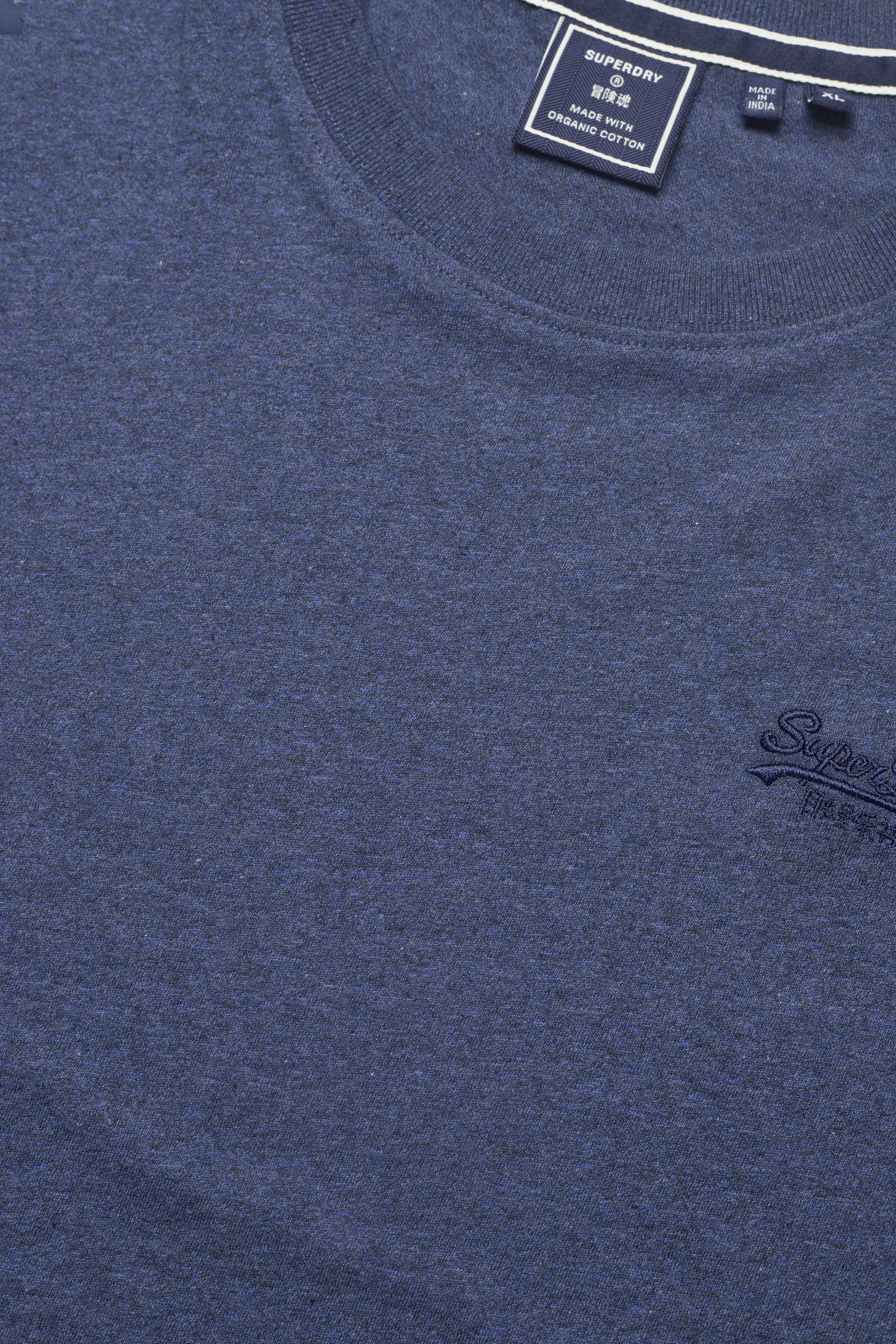 Superdry - VINTAGE LOGO EMB TEE - die niedrigsten preise - bright blue marl - 5