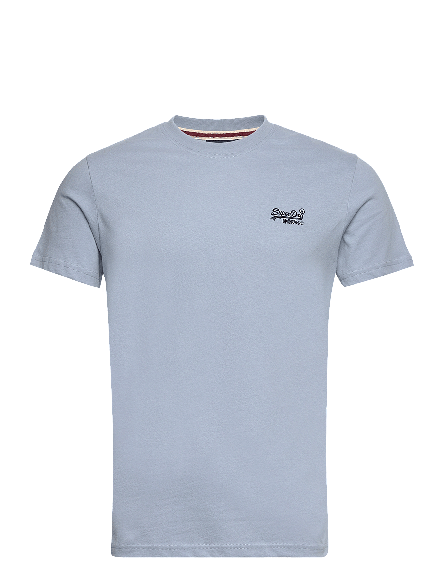 Superdry - ESSENTIAL LOGO EMB TEE - short-sleeved t-shirts - china blue - 1