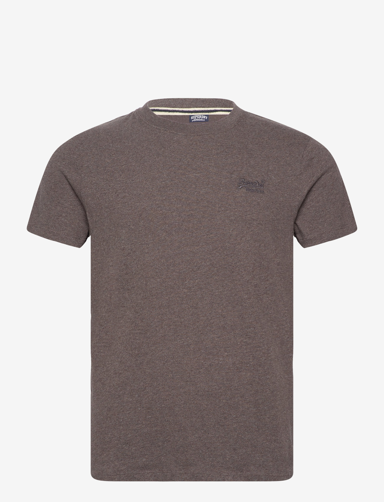 Superdry - VINTAGE LOGO EMB TEE - laveste priser - cocoa brown marl - 1
