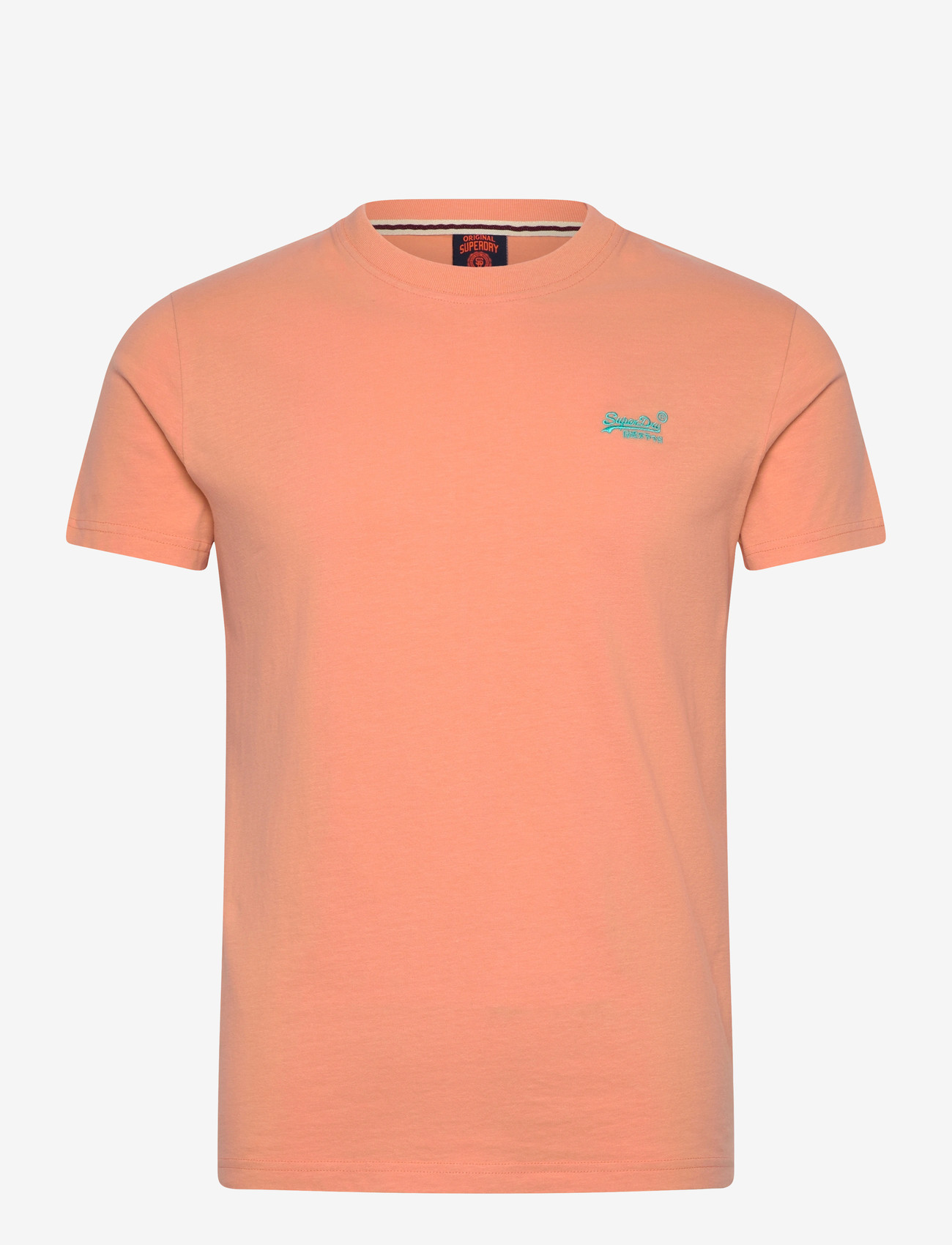 Superdry - VINTAGE LOGO EMB TEE - lühikeste varrukatega t-särgid - coral reef/blue - 1