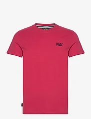 Superdry - ESSENTIAL LOGO EMB TEE - lowest prices - cranberry crush red - 0