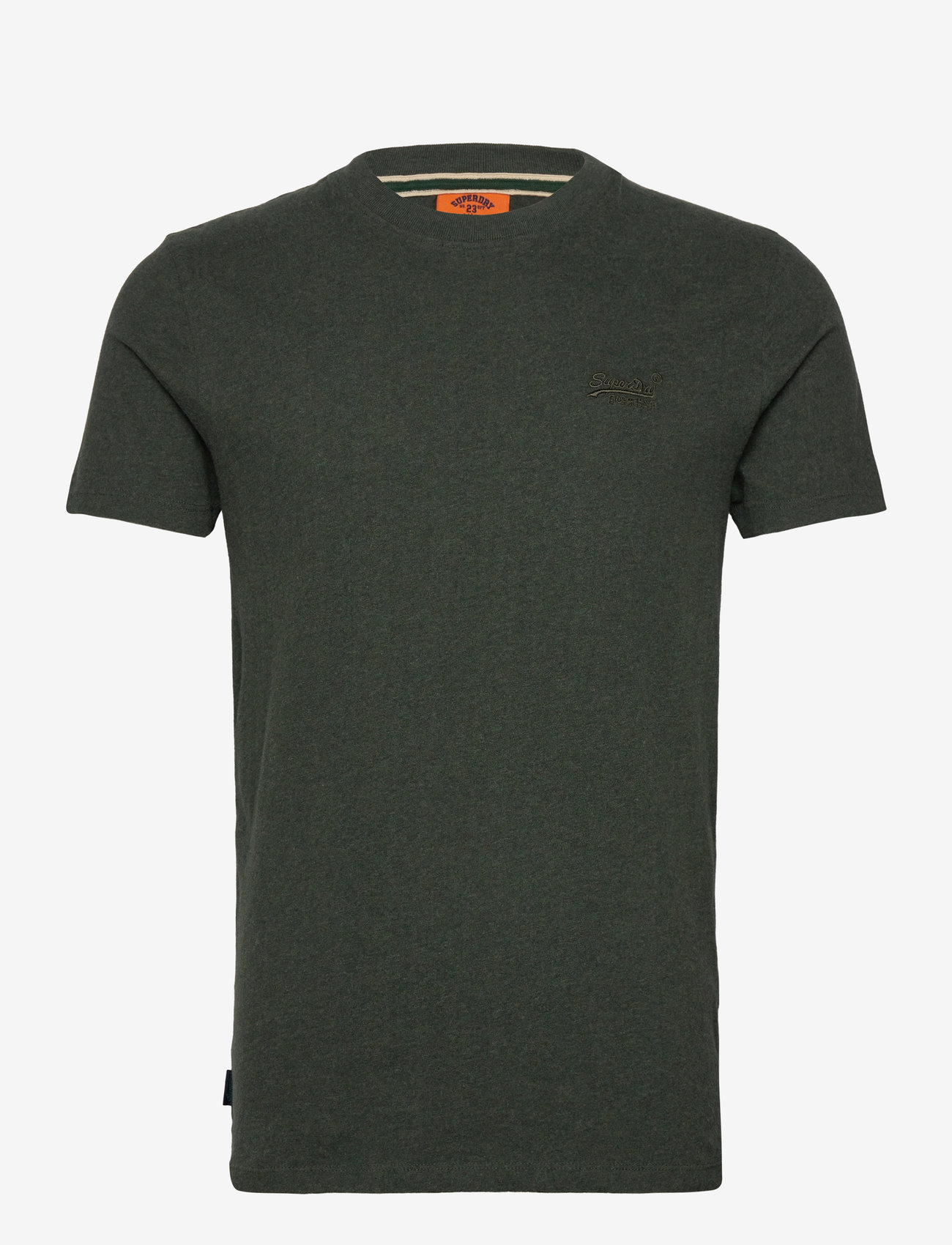 Superdry - VINTAGE LOGO EMB TEE - die niedrigsten preise - deep forest green marl - 1