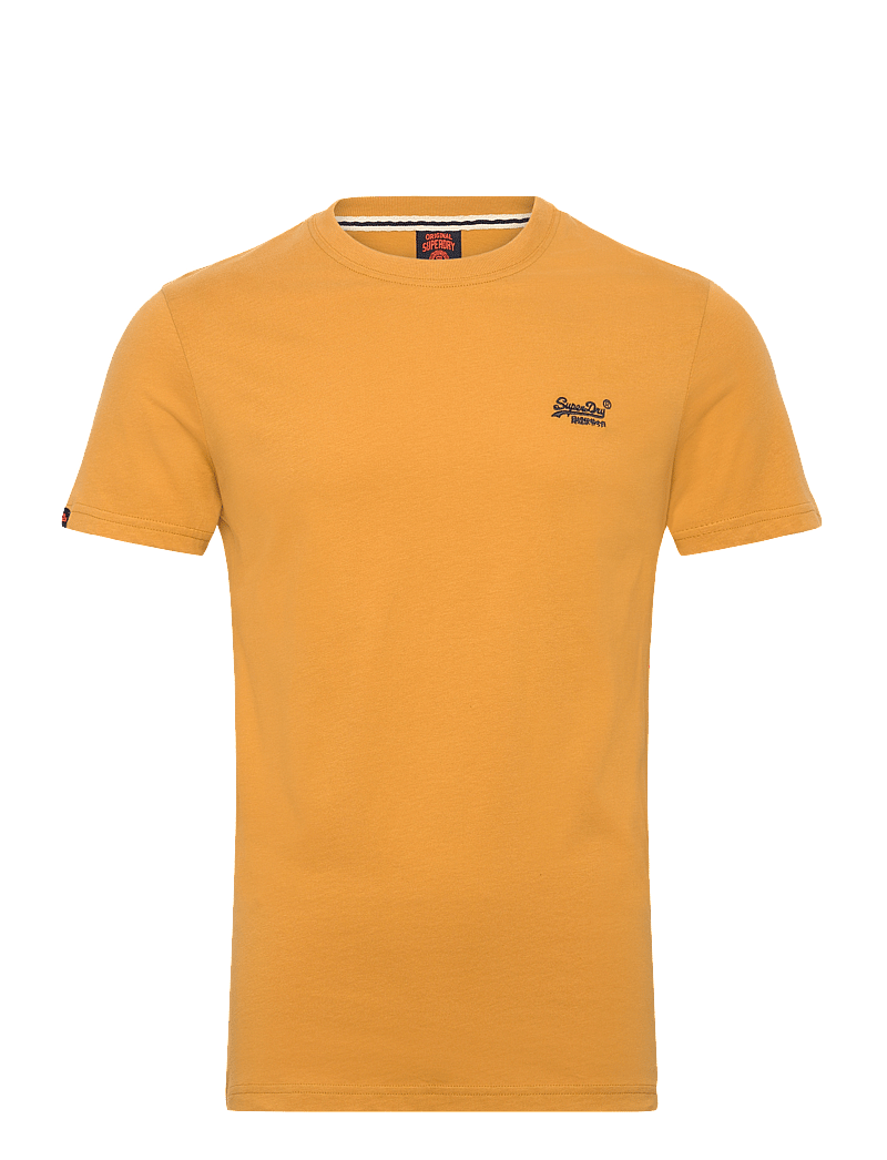 Superdry - ESSENTIAL LOGO EMB TEE - kortærmede t-shirts - denim co ochre brown - 1