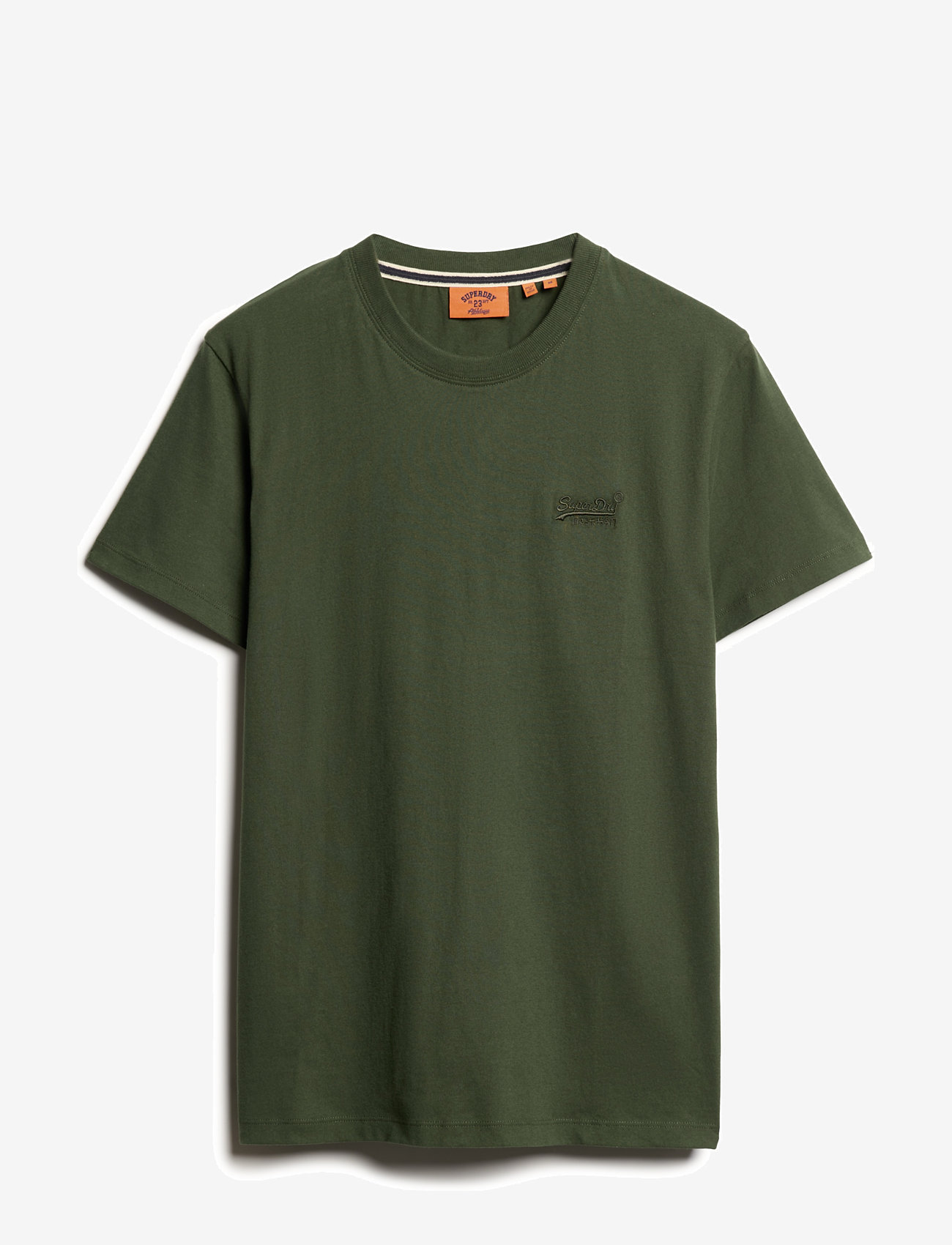 Superdry - VINTAGE LOGO EMB TEE - die niedrigsten preise - duffel bag green - 1