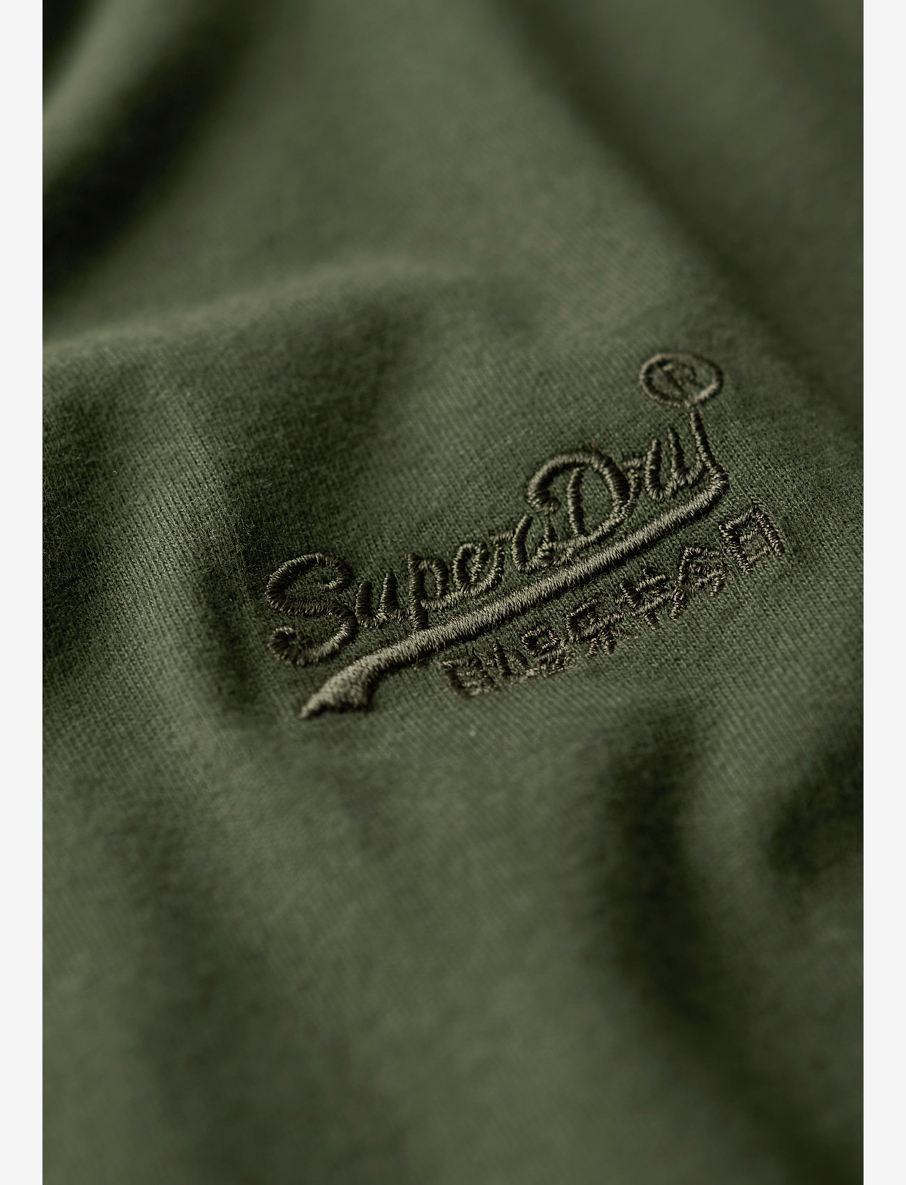 Superdry - VINTAGE LOGO EMB TEE - die niedrigsten preise - duffel bag green - 2
