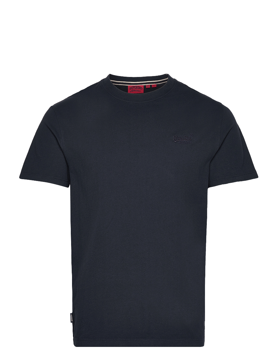 Superdry - VINTAGE LOGO EMB TEE - short-sleeved t-shirts - eclipse navy - 1