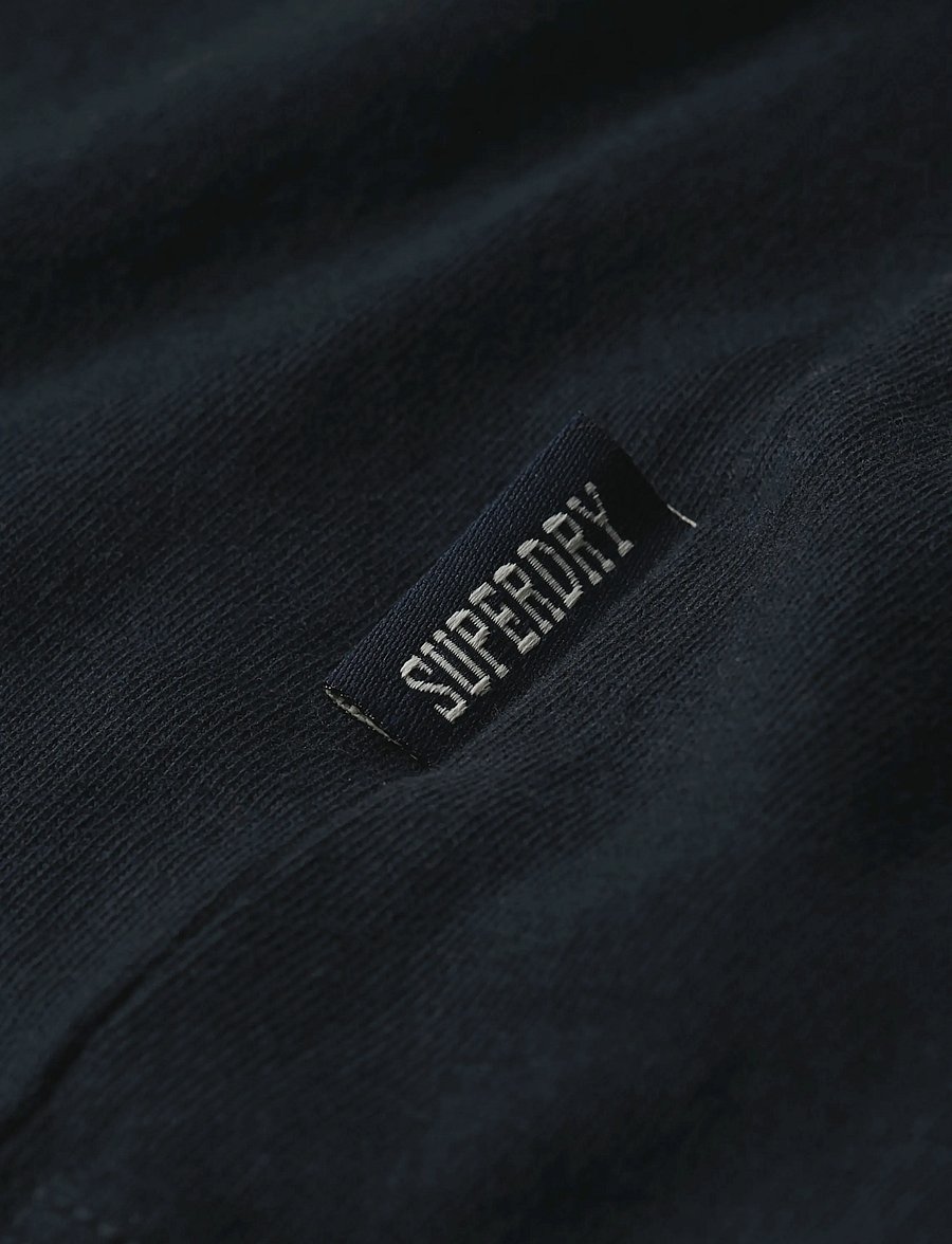 Superdry - VINTAGE LOGO EMB TEE - short-sleeved t-shirts - eclipse navy - 5