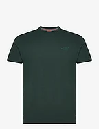 ESSENTIAL LOGO EMB TEE - FOREST GREEN