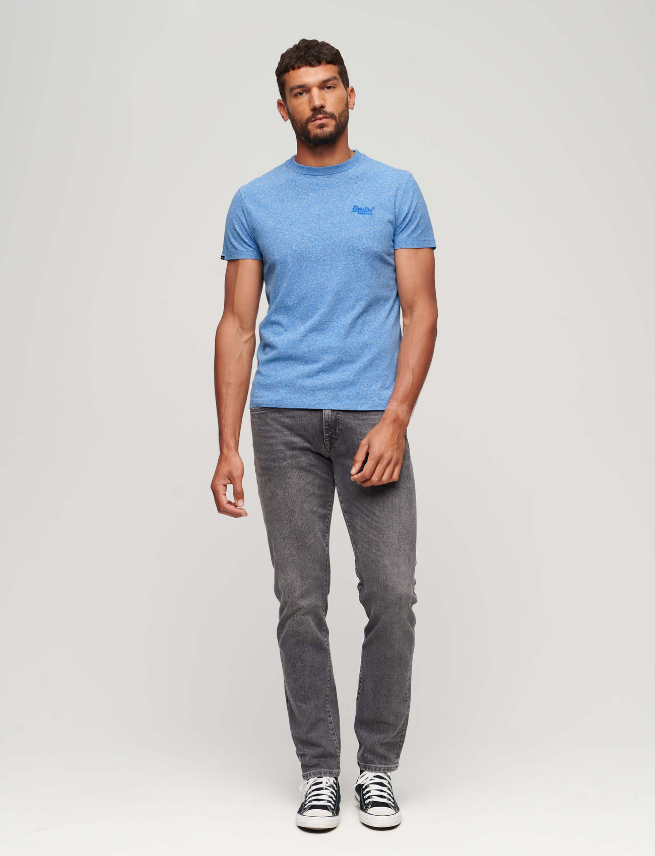 Superdry - ESSENTIAL LOGO EMB TEE - t-shirts à manches courtes - fresh blue grit - 3