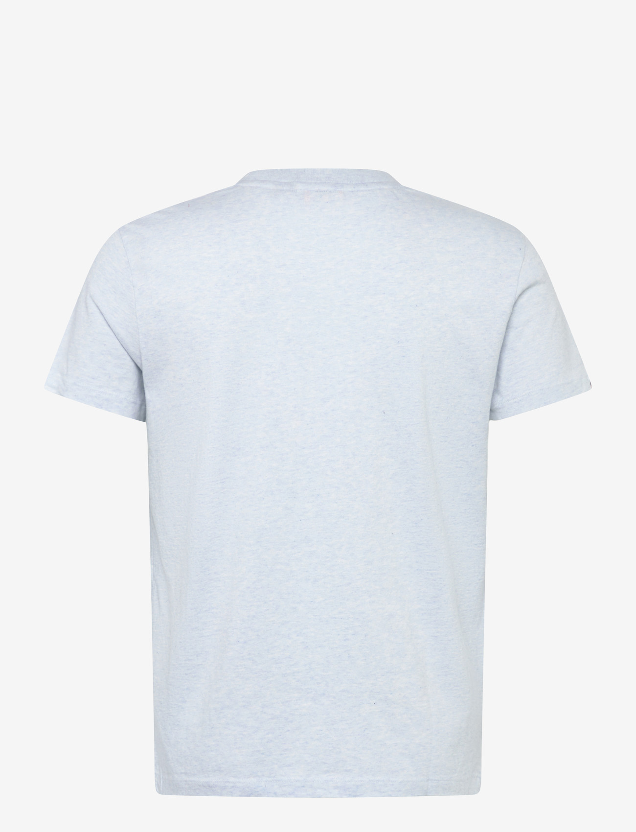 Superdry - ESSENTIAL LOGO EMB TEE - short-sleeved t-shirts - icy blue marl/navy - 2