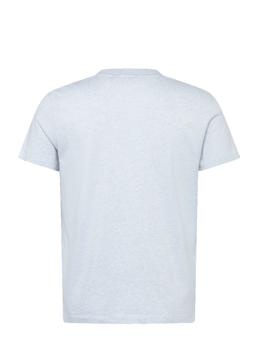 Superdry - VINTAGE LOGO EMB TEE - short-sleeved t-shirts - icy blue marl/navy - 2