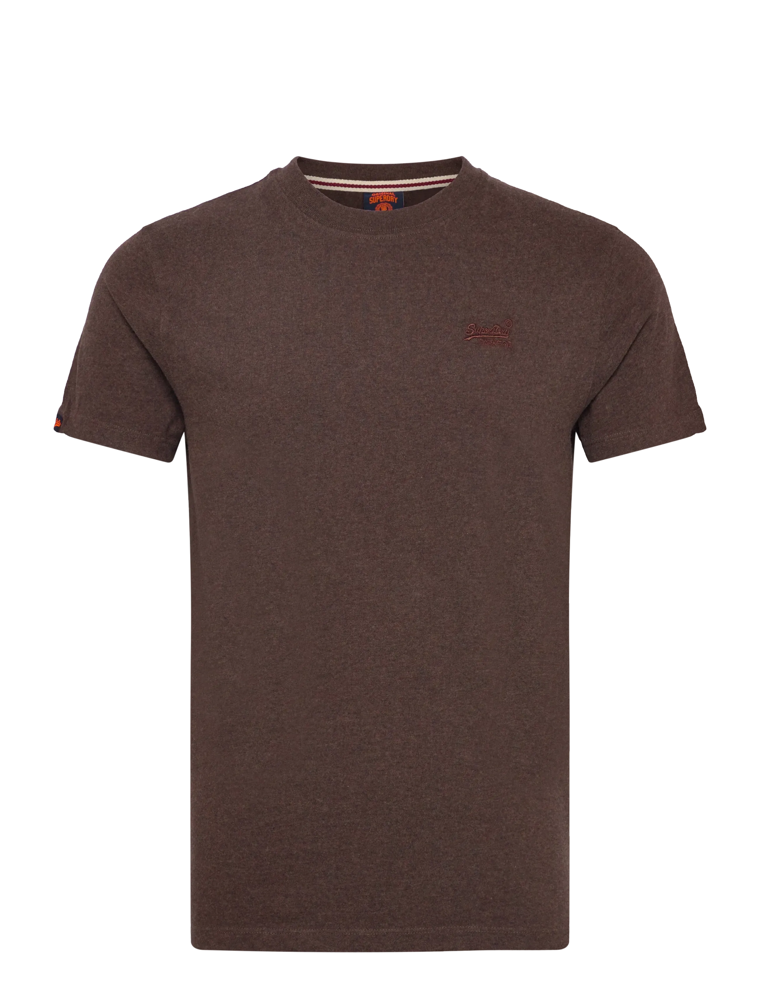 Superdry VINTAGE LOGO EMB TEE - Kleidung - NUTMEG BROWN MARL / brown