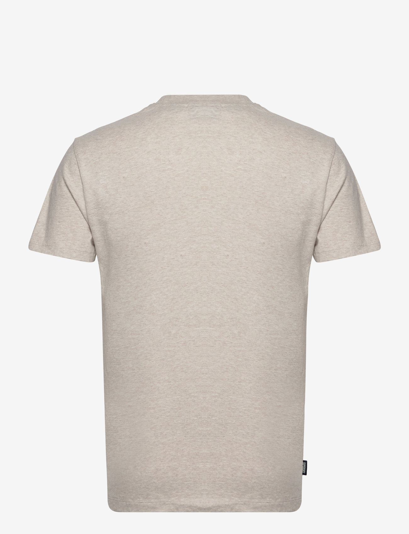 Superdry - ESSENTIAL LOGO EMB TEE - kortärmade t-shirts - oat cream marl - 2